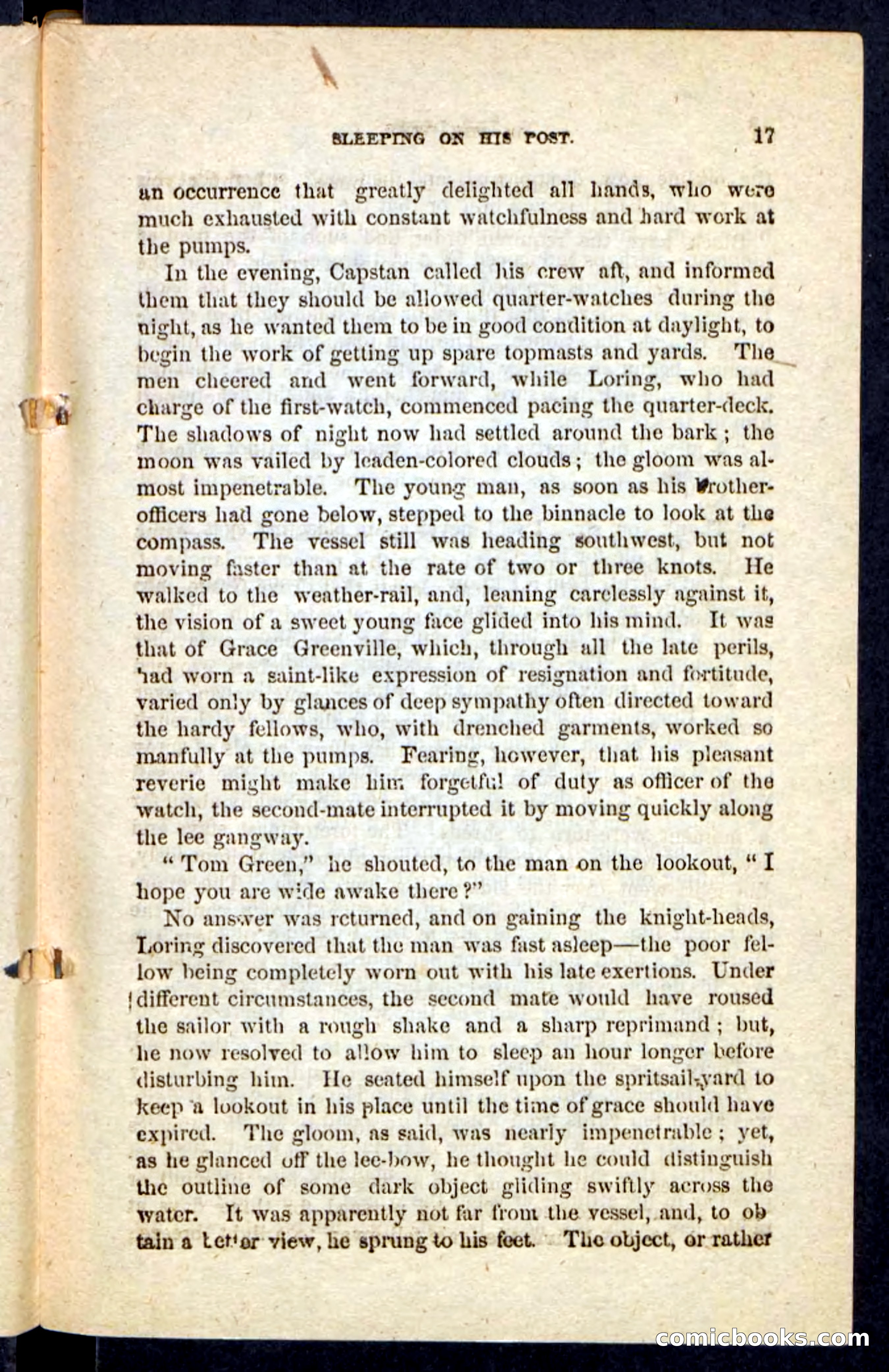 Beadle's Pocket Novels No. 226: On the Deep — page 13 of 100