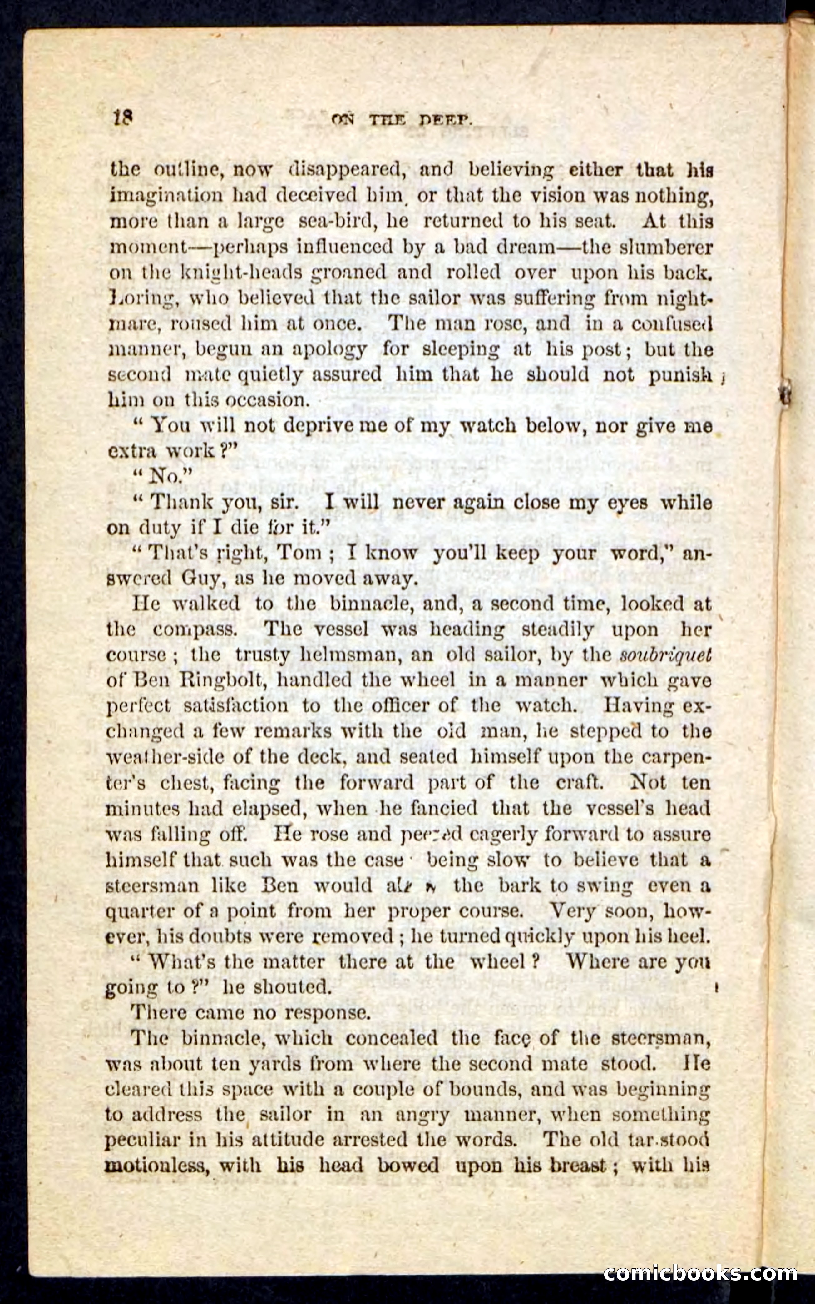 Beadle's Pocket Novels No. 226: On the Deep — page 14 of 100