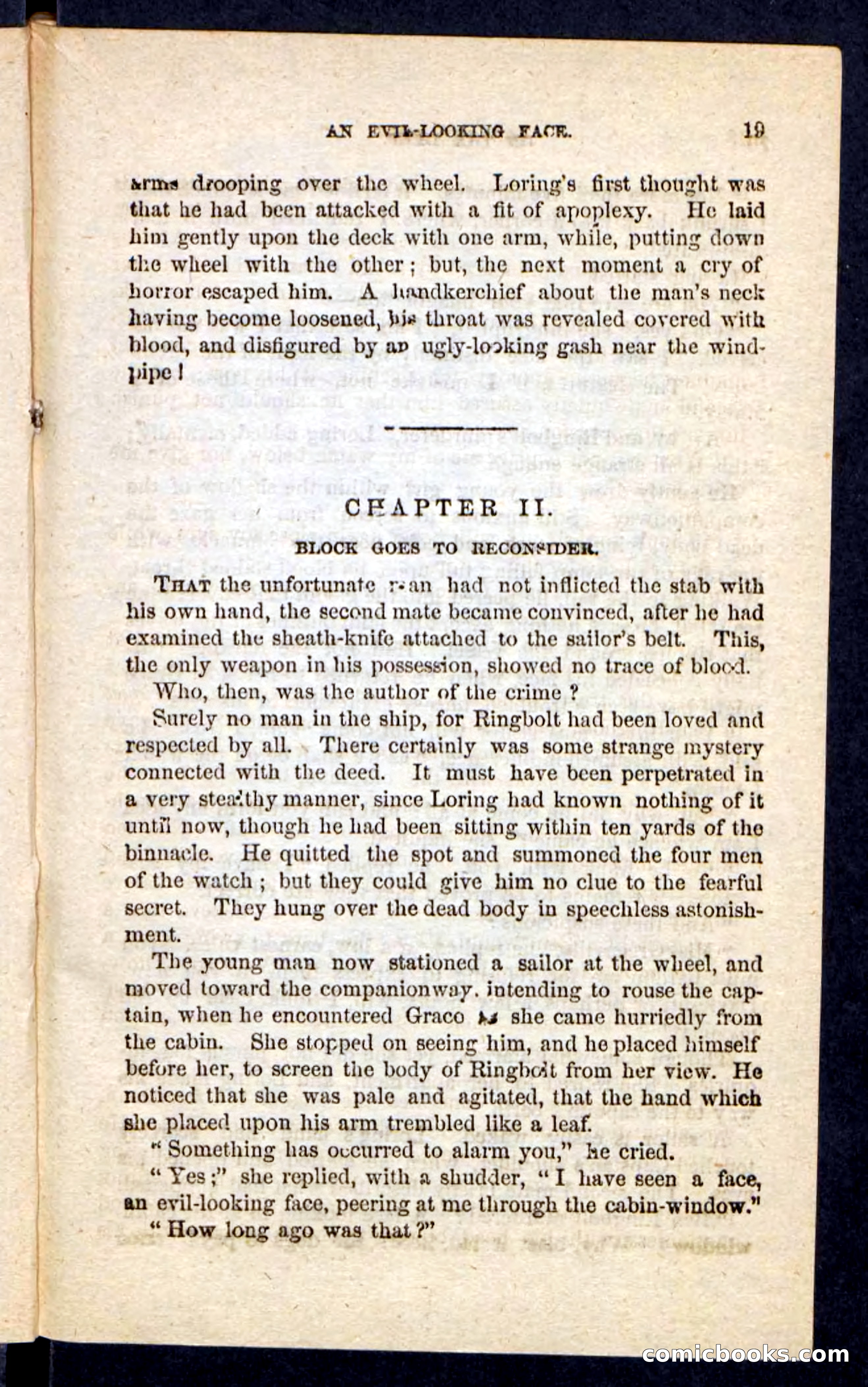 Beadle's Pocket Novels No. 226: On the Deep — page 15 of 100