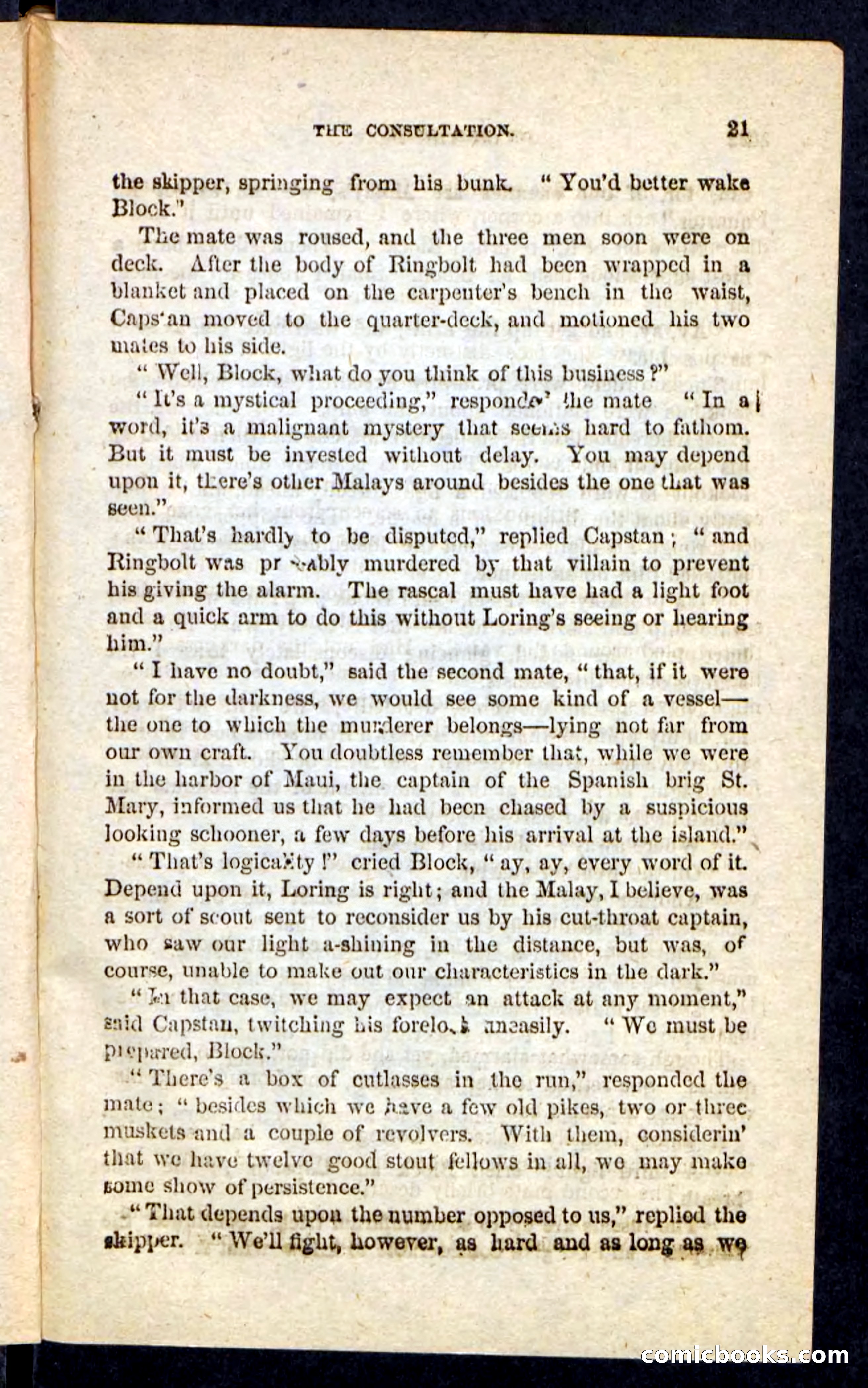 Beadle's Pocket Novels No. 226: On the Deep — page 17 of 100