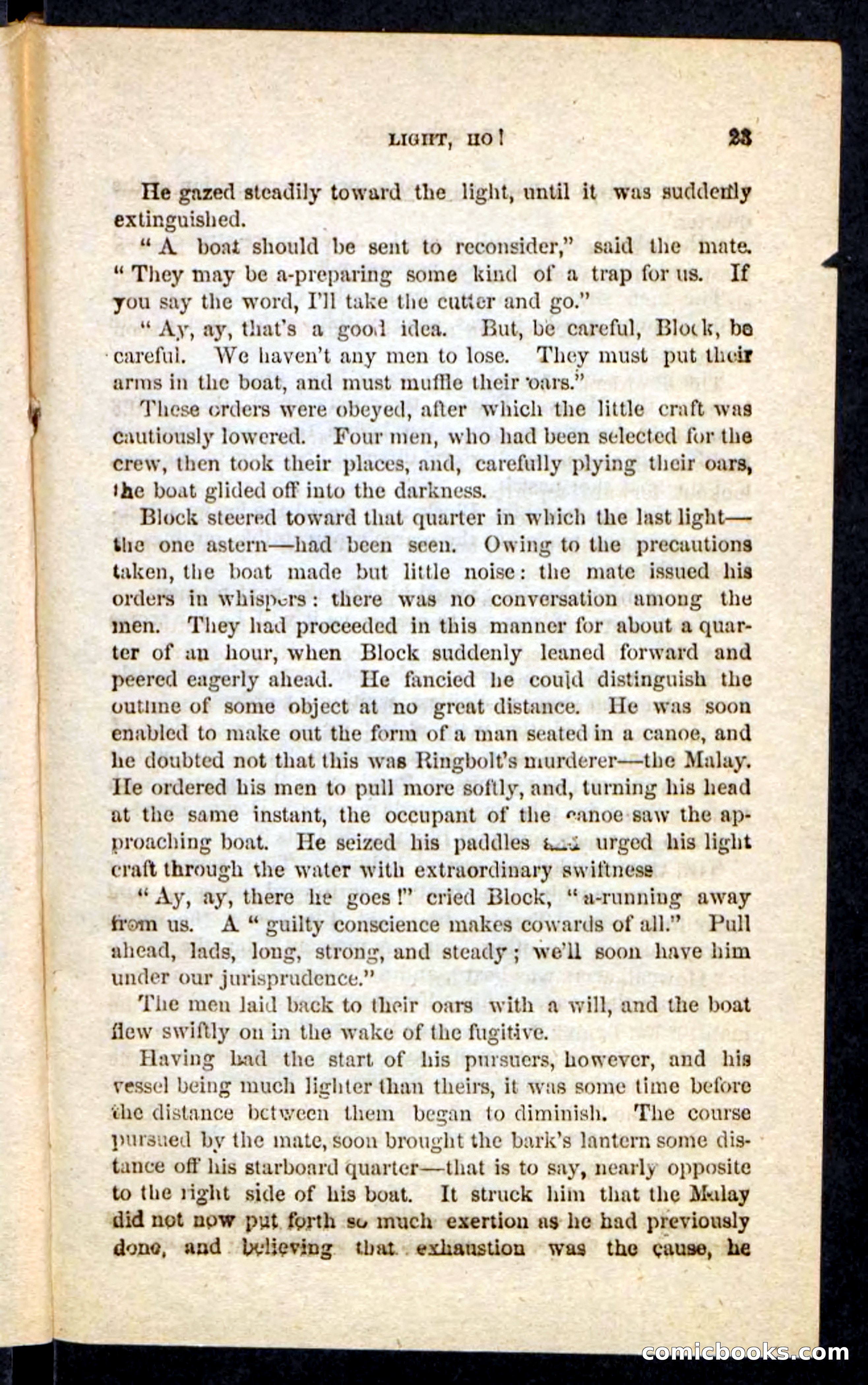 Beadle's Pocket Novels No. 226: On the Deep — page 19 of 100