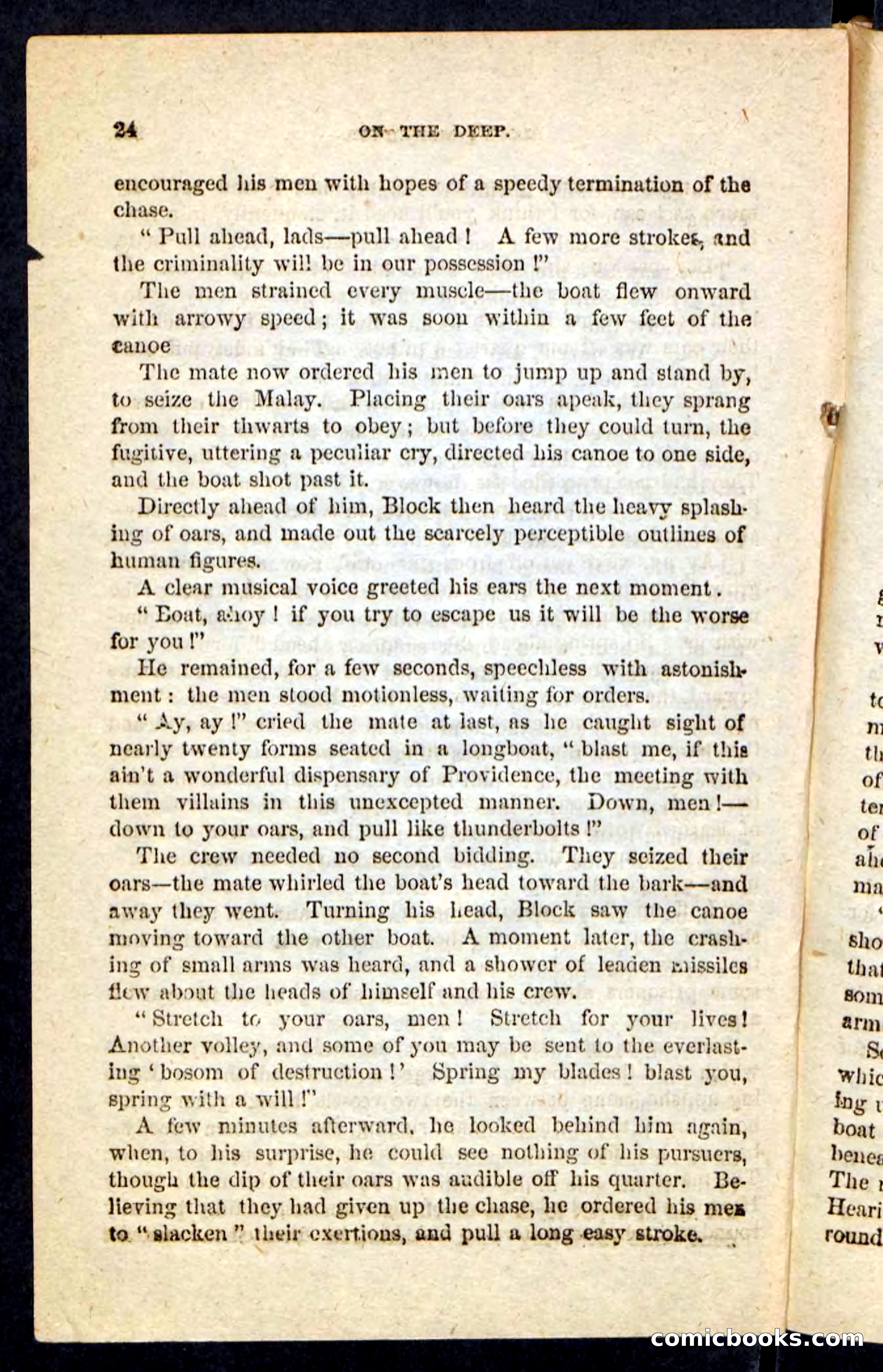 Beadle's Pocket Novels No. 226: On the Deep — page 20 of 100