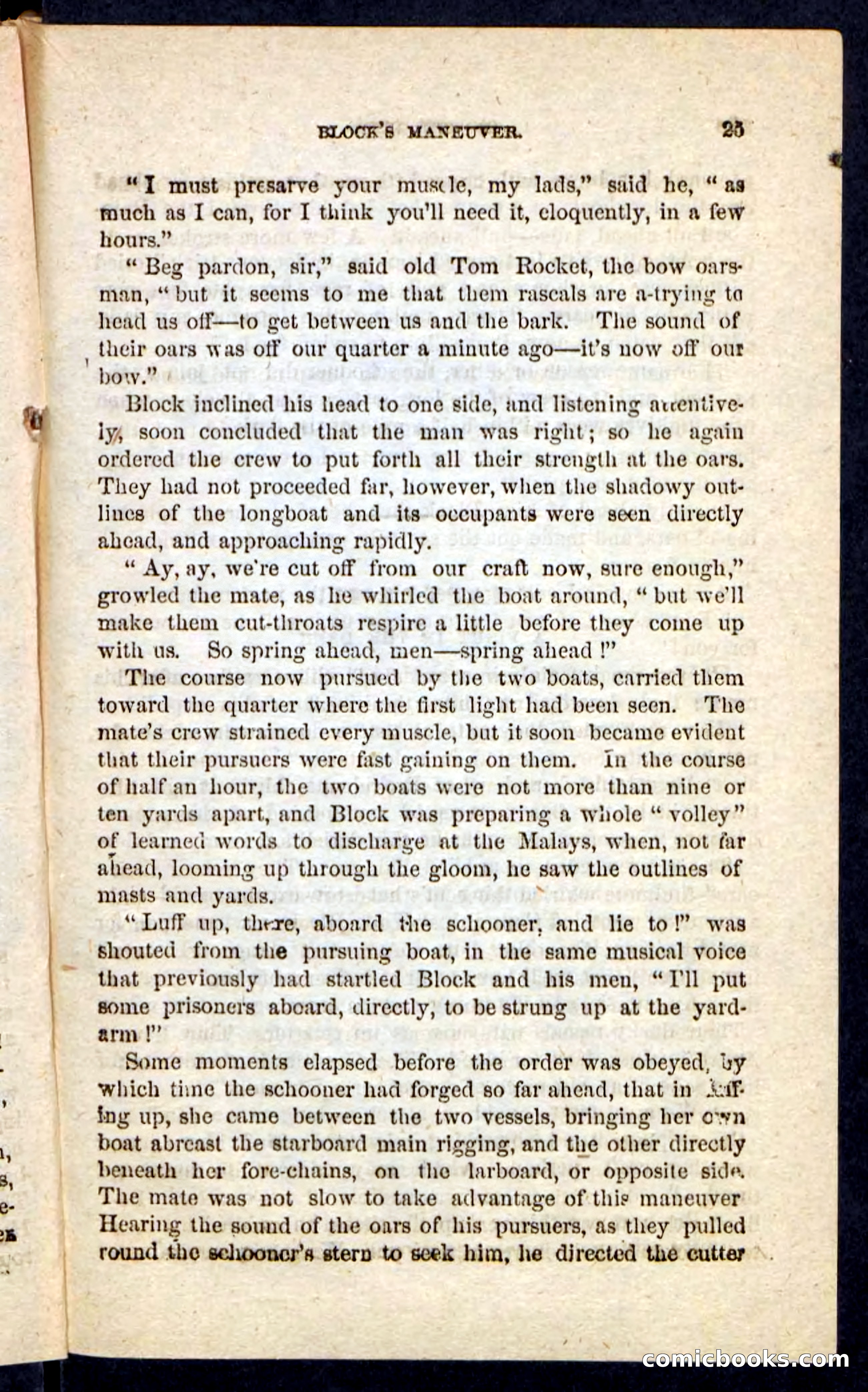 Beadle's Pocket Novels No. 226: On the Deep — page 21 of 100