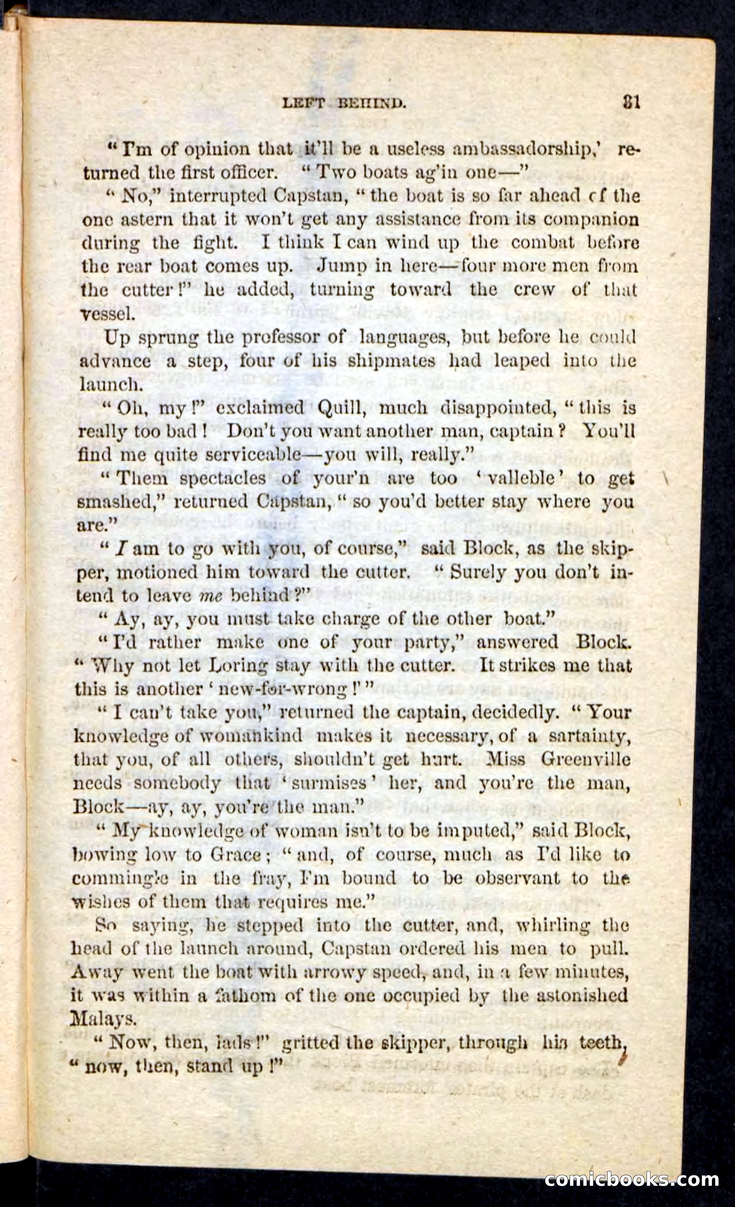 Beadle's Pocket Novels No. 226: On the Deep — page 27 of 100