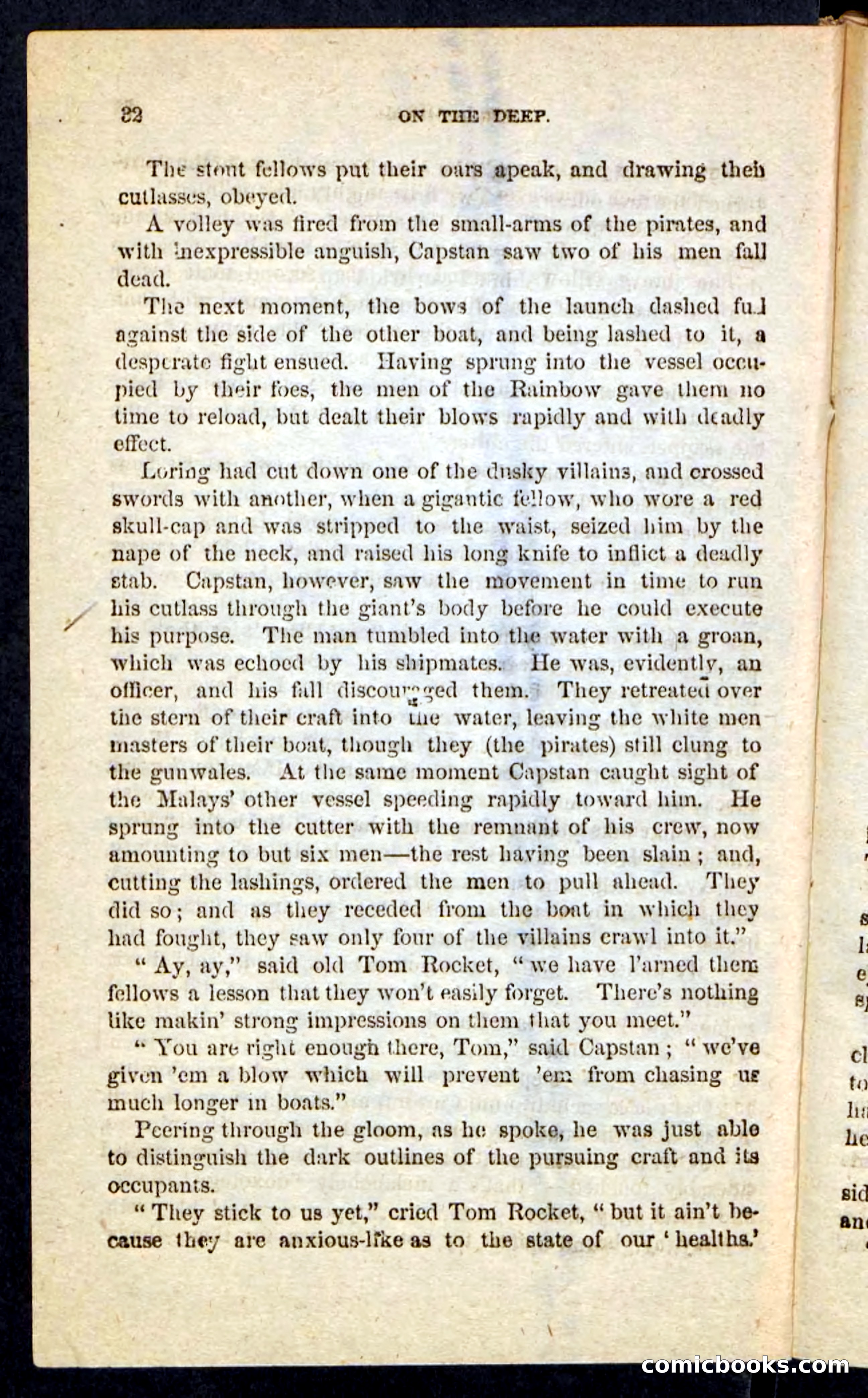Beadle's Pocket Novels No. 226: On the Deep — page 28 of 100