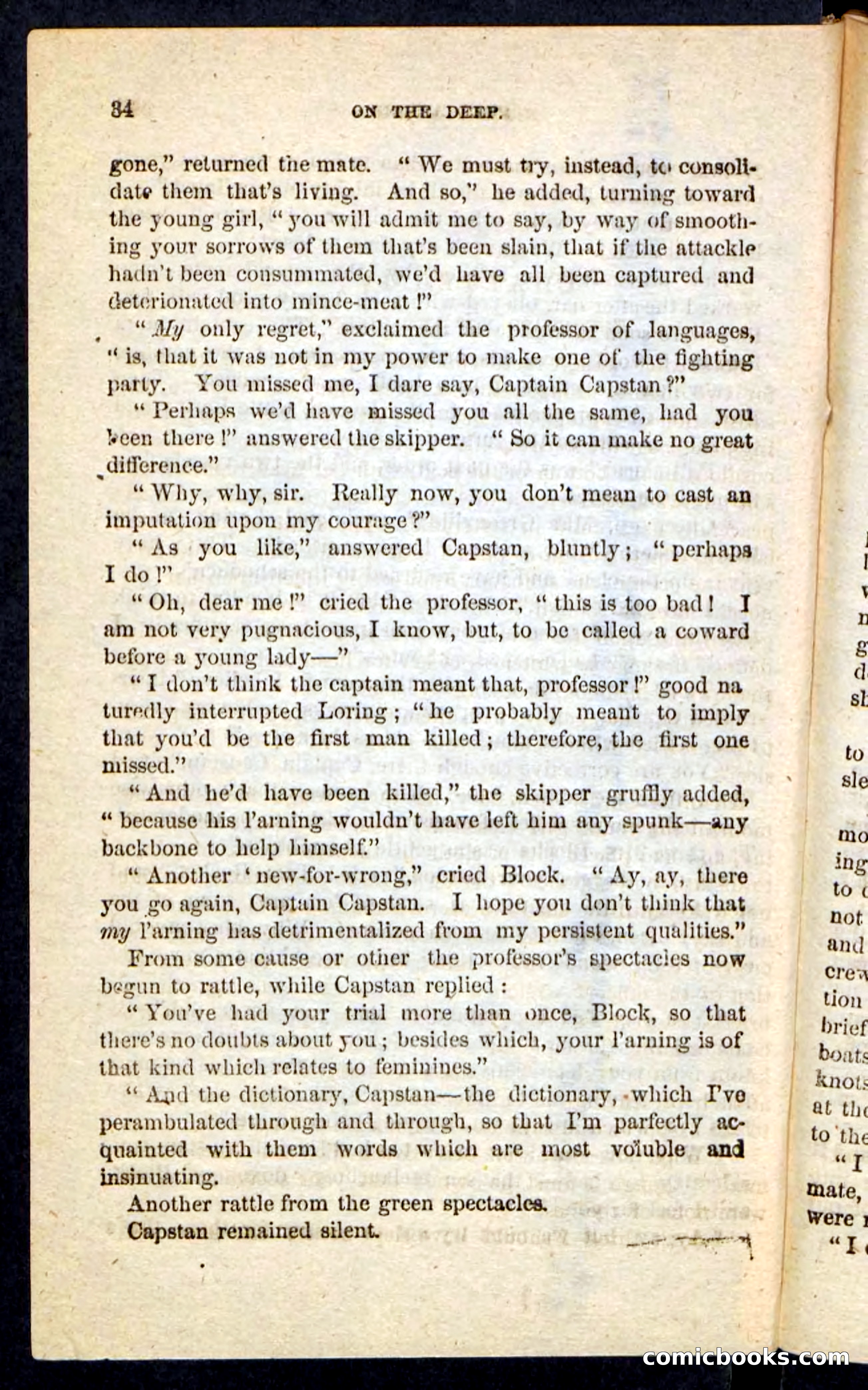 Beadle's Pocket Novels No. 226: On the Deep — page 30 of 100