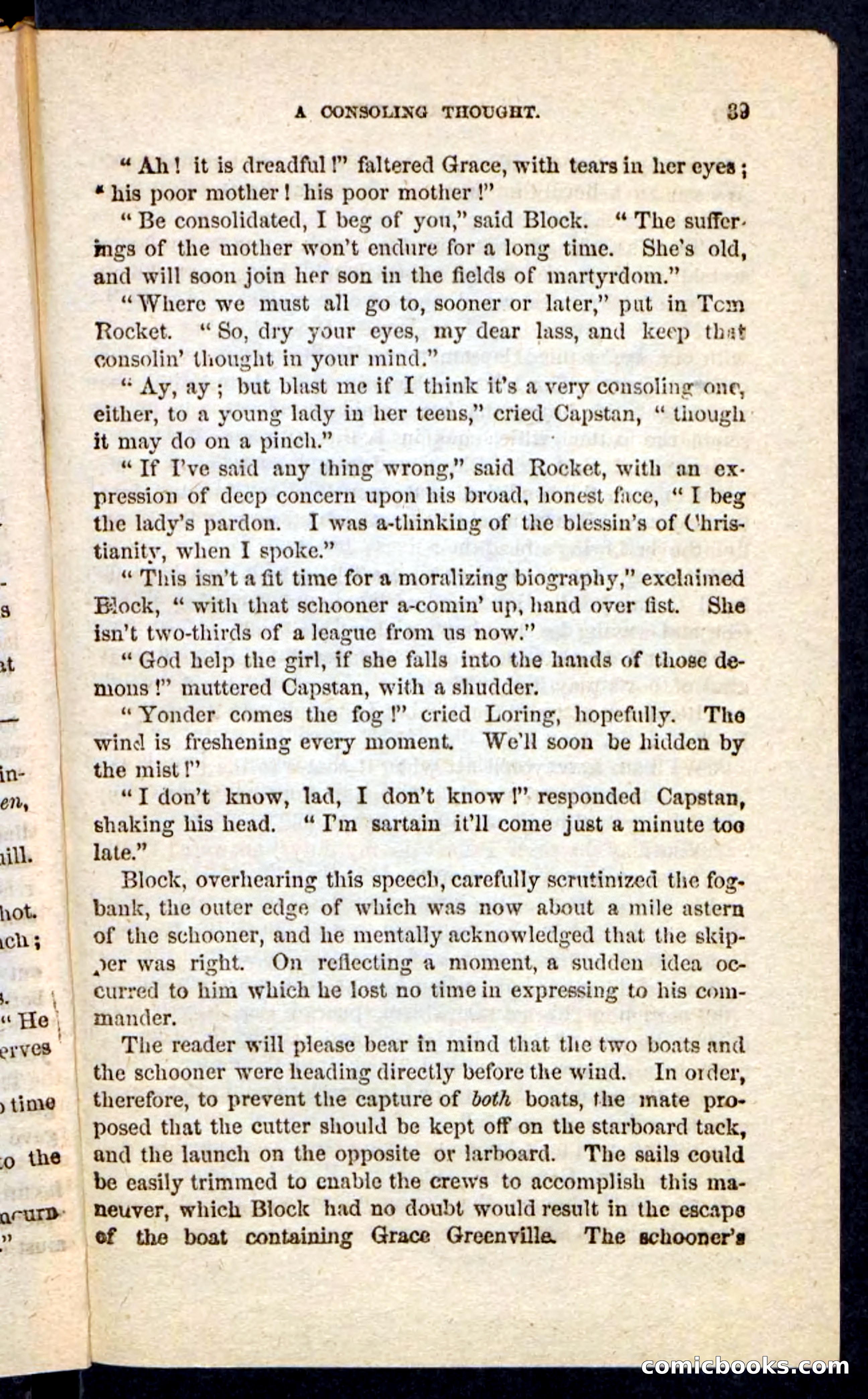 Beadle's Pocket Novels No. 226: On the Deep — page 35 of 100
