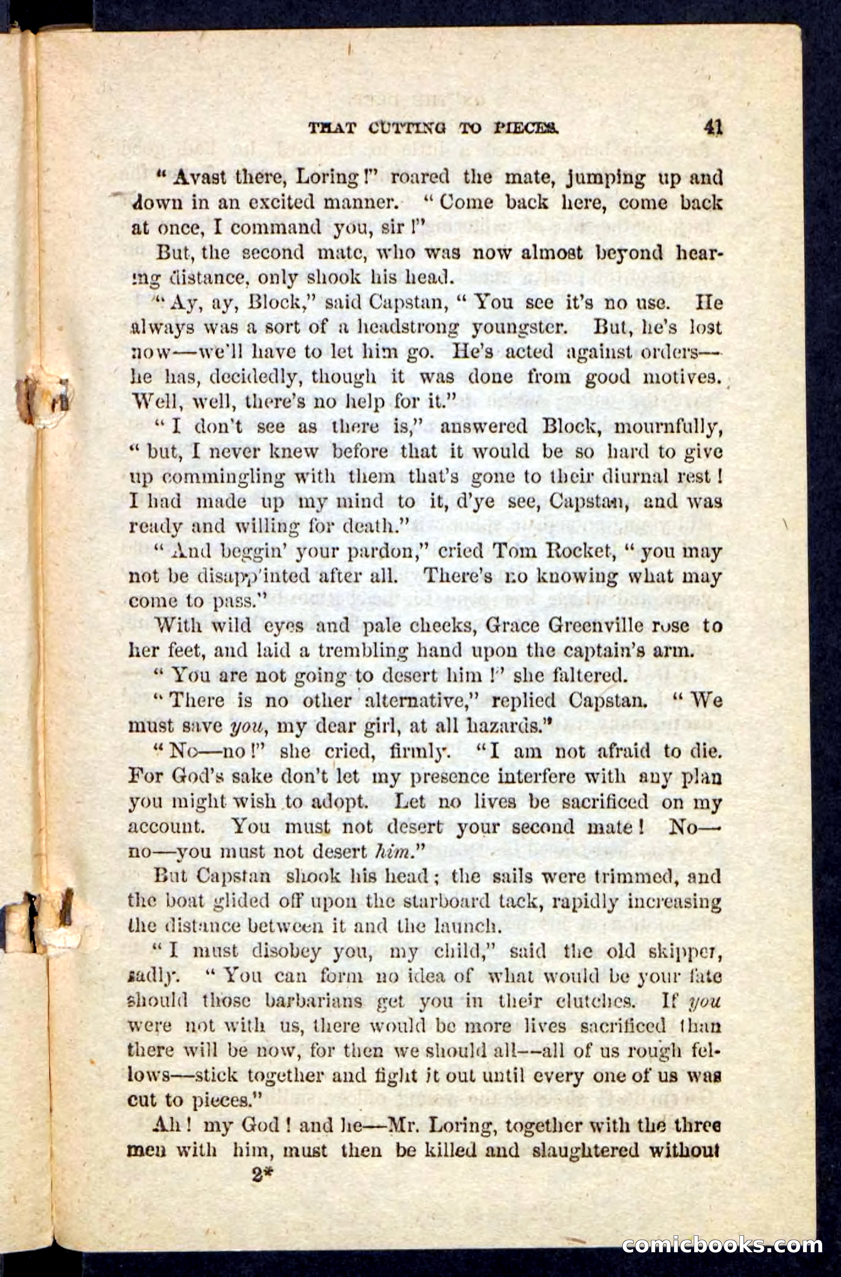 Beadle's Pocket Novels No. 226: On the Deep — page 37 of 100