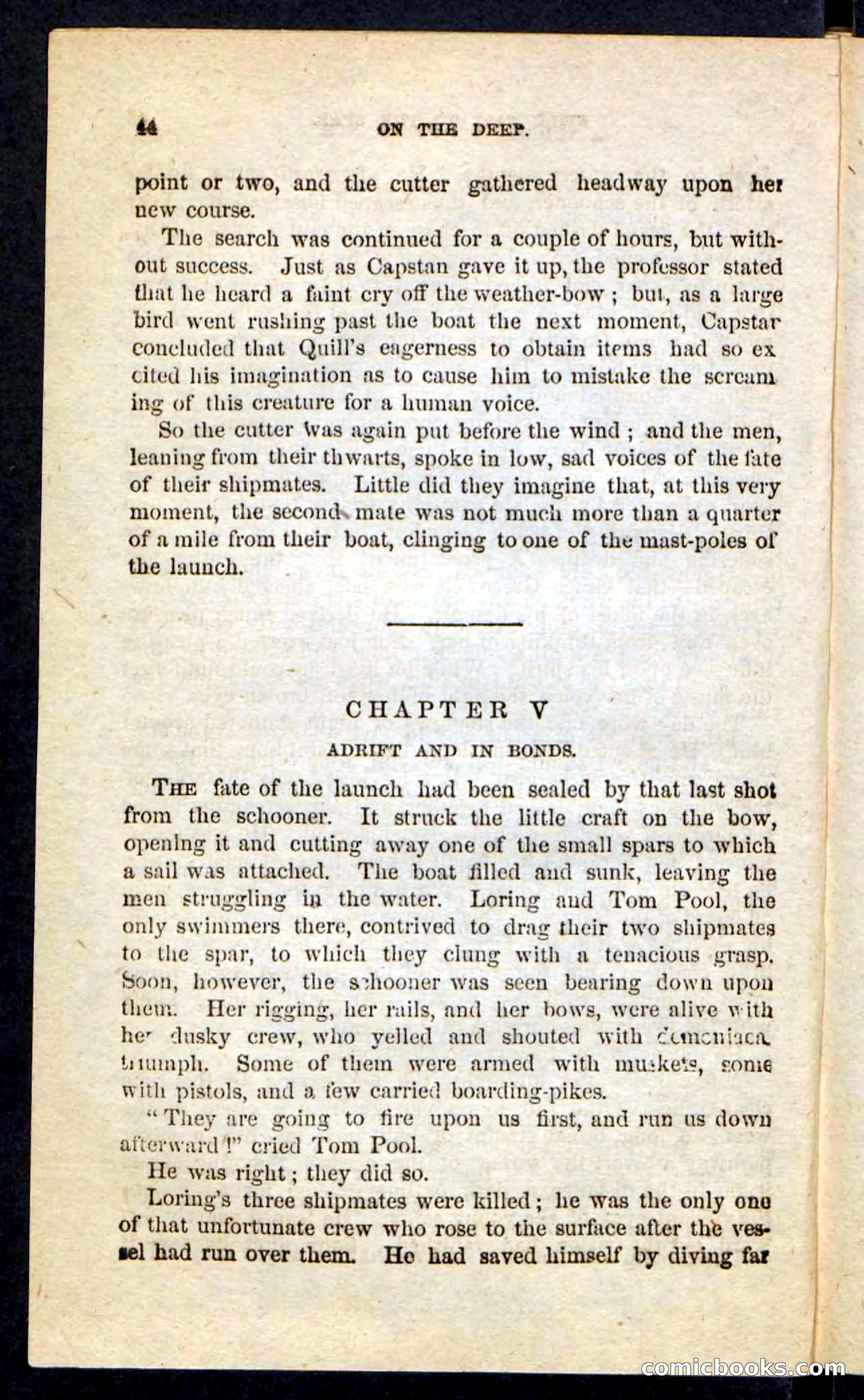 Beadle's Pocket Novels No. 226: On the Deep — page 40 of 100