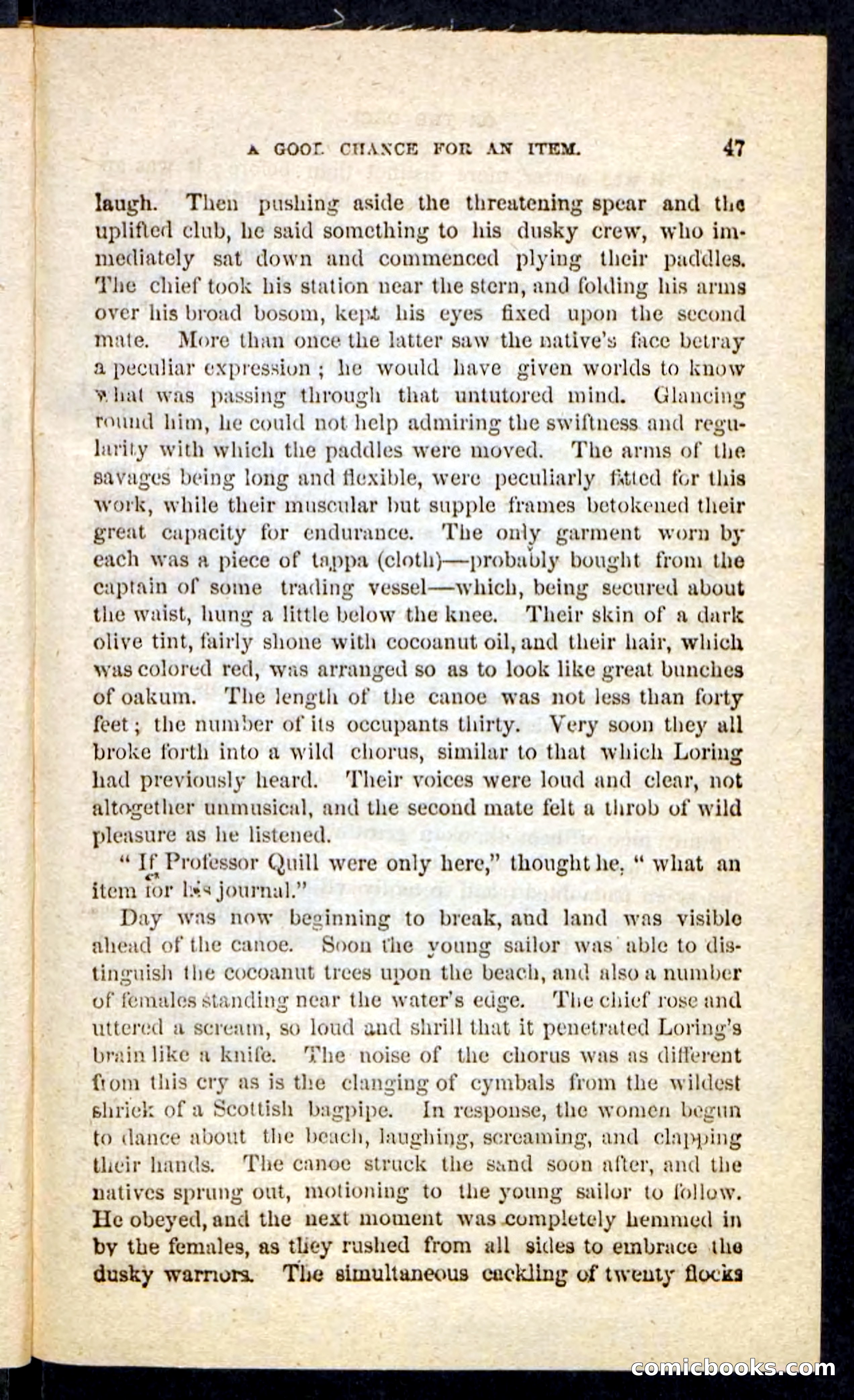 Beadle's Pocket Novels No. 226: On the Deep — page 43 of 100