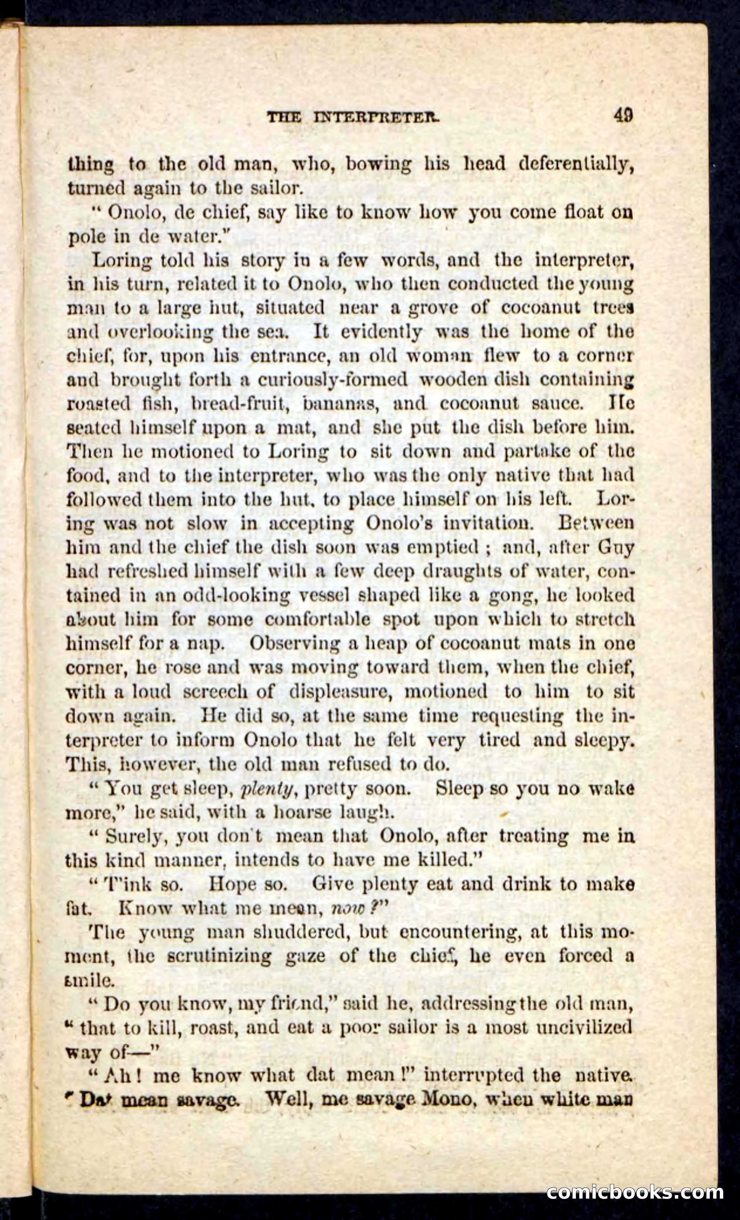 Beadle's Pocket Novels No. 226: On the Deep — page 45 of 100