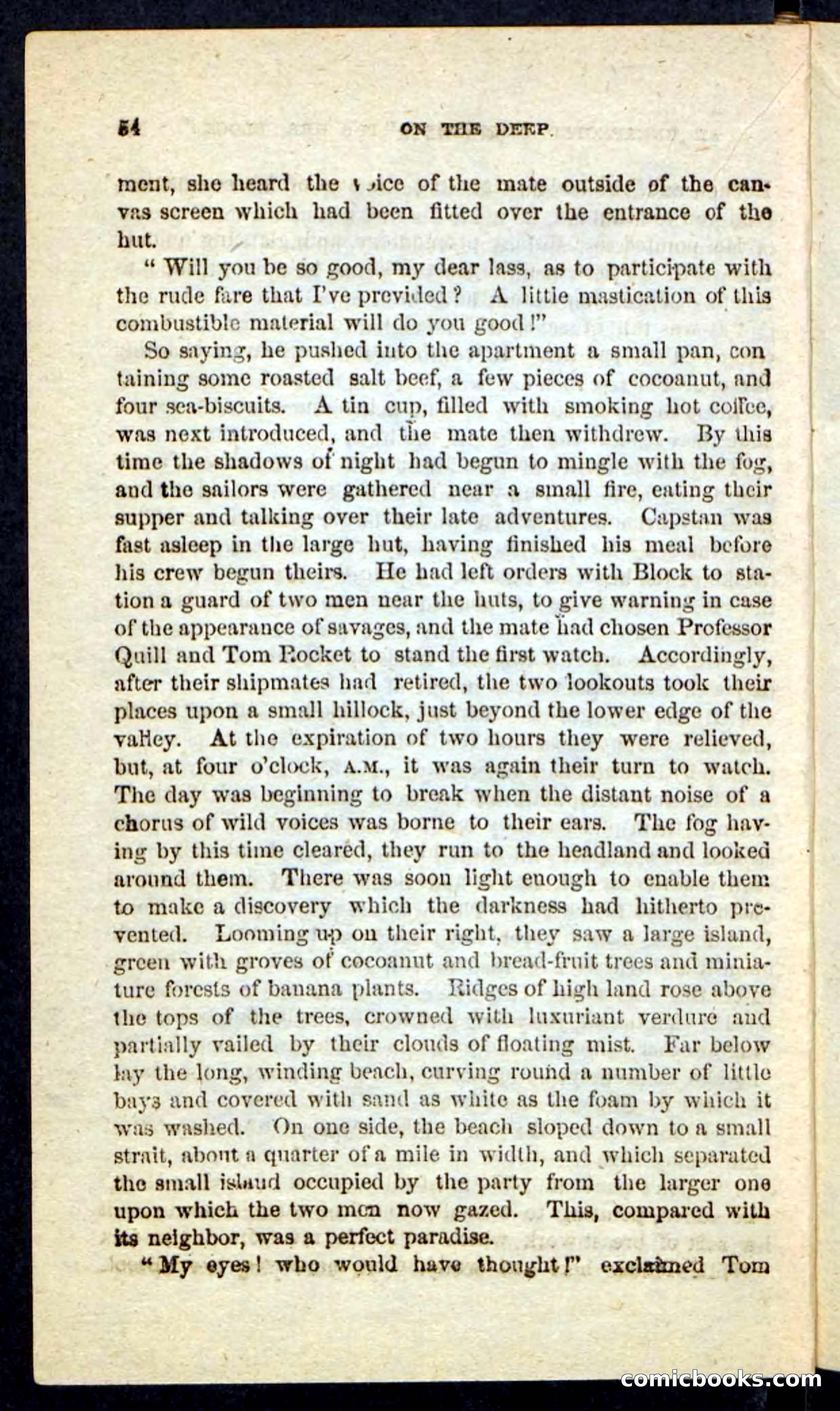 Beadle's Pocket Novels No. 226: On the Deep — page 50 of 100