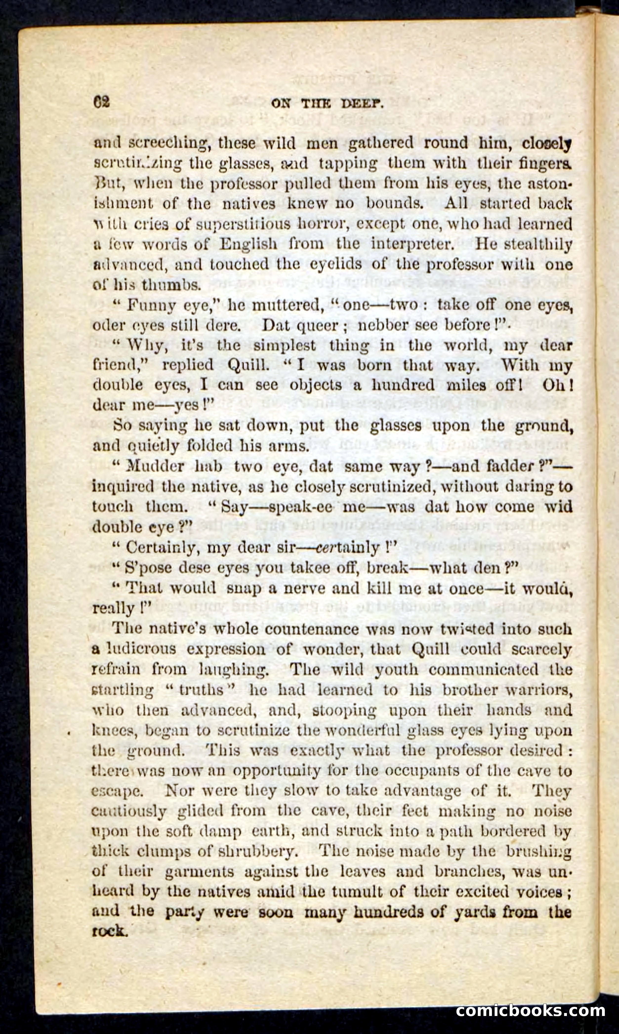 Beadle's Pocket Novels No. 226: On the Deep — page 58 of 100