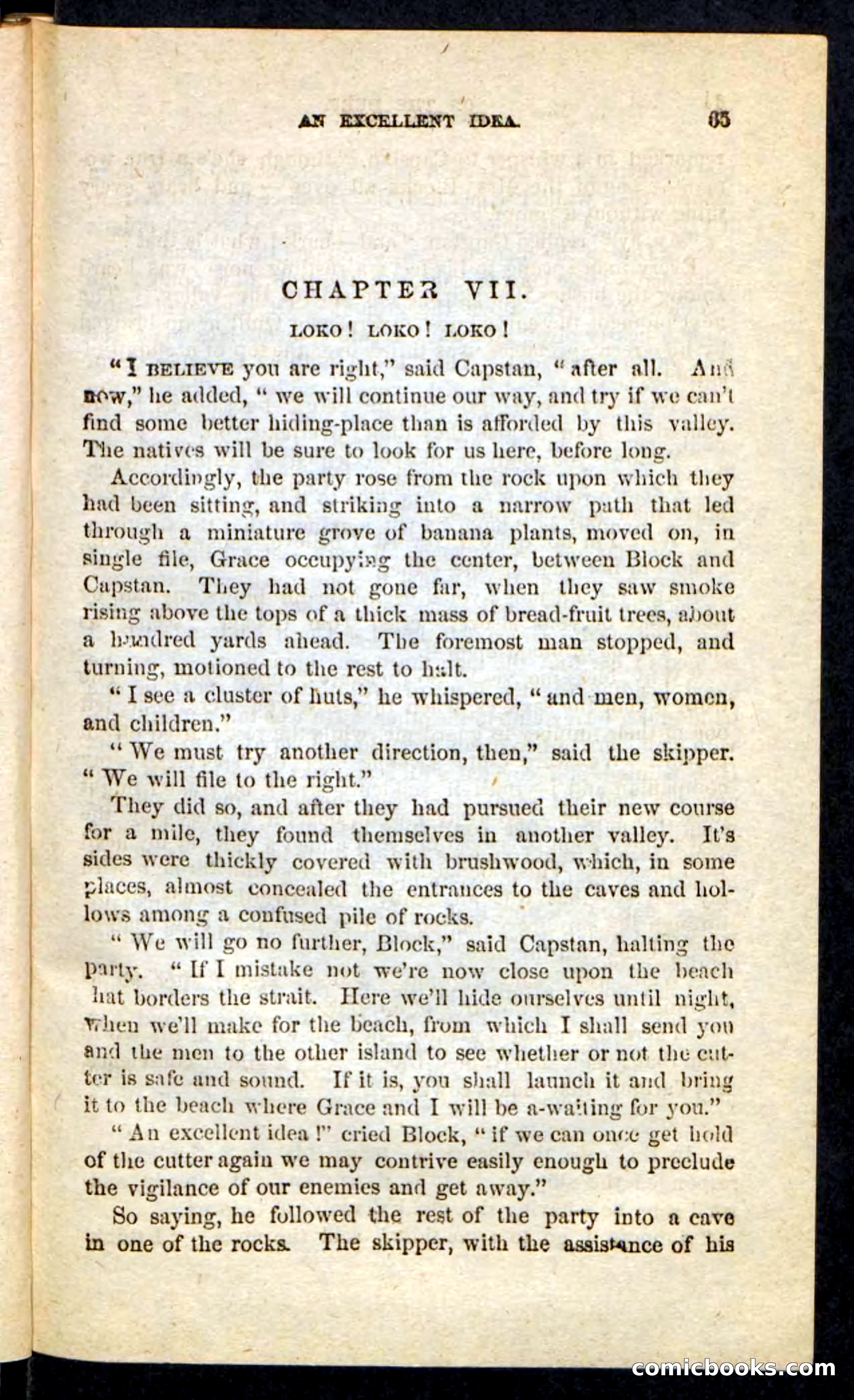 Beadle's Pocket Novels No. 226: On the Deep — page 61 of 100