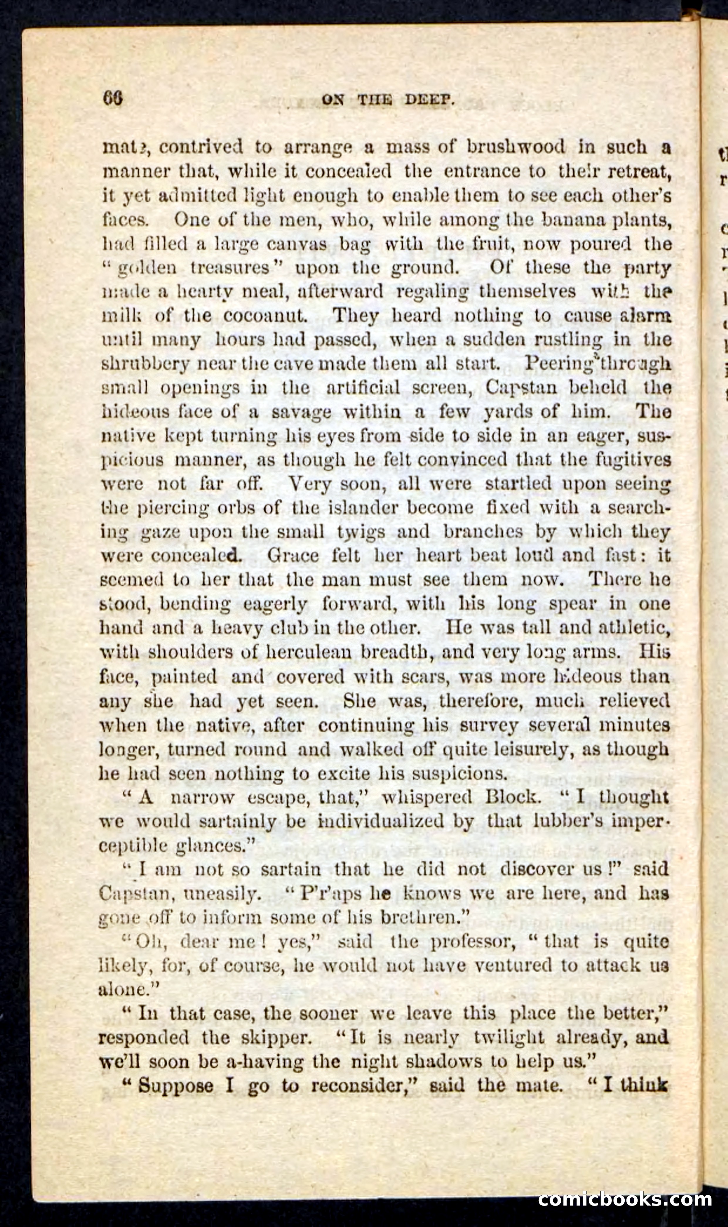 Beadle's Pocket Novels No. 226: On the Deep — page 62 of 100