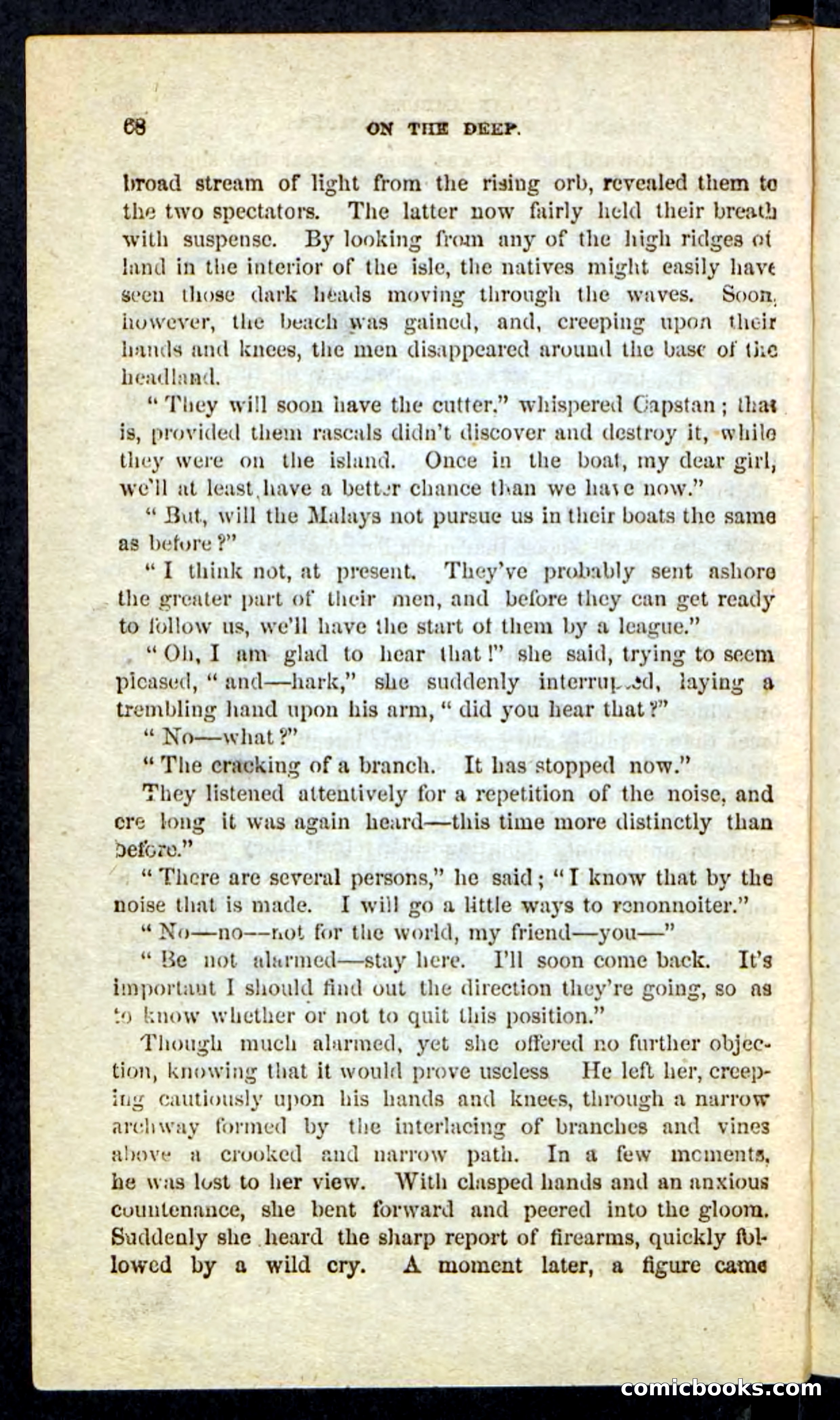 Beadle's Pocket Novels No. 226: On the Deep — page 64 of 100