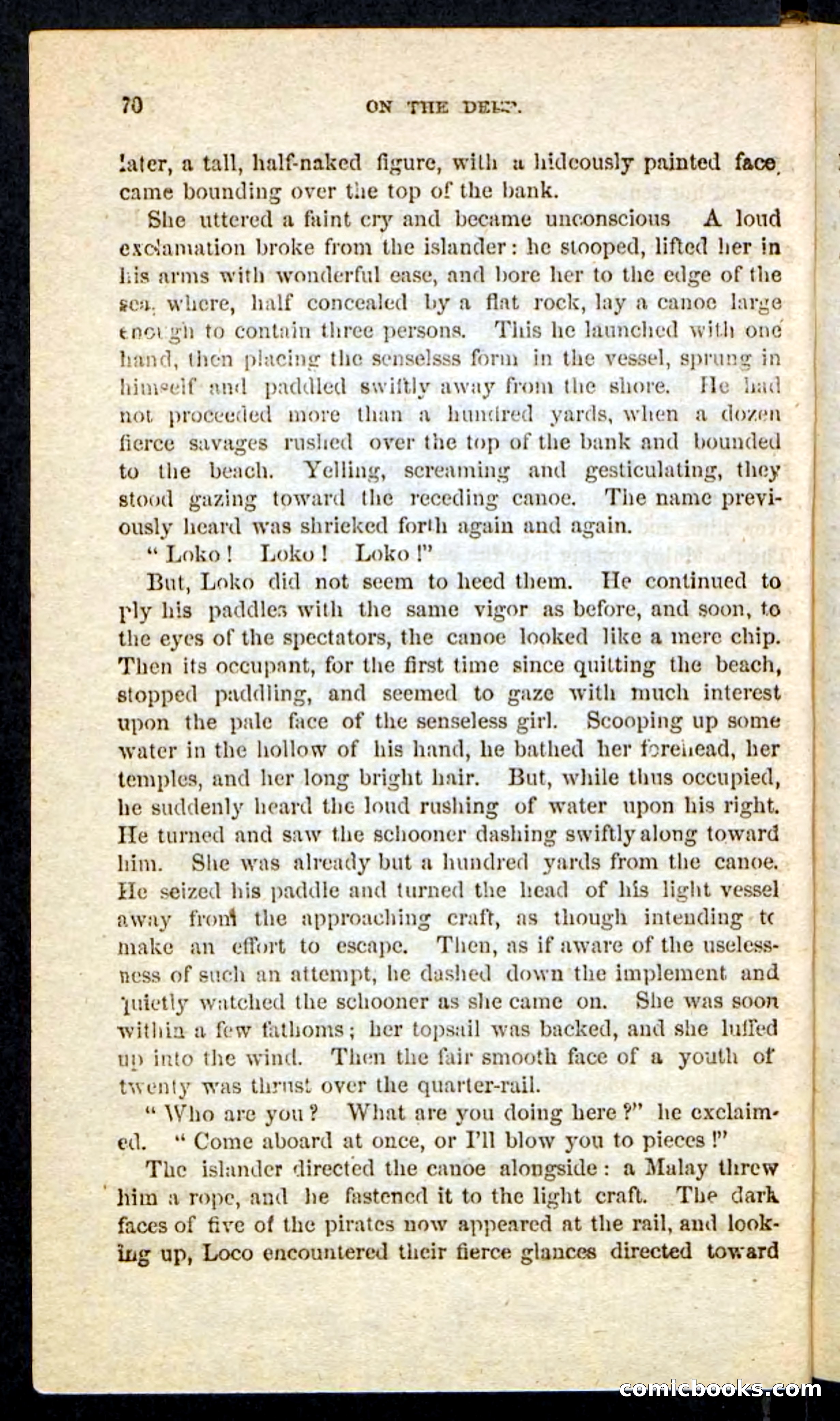 Beadle's Pocket Novels No. 226: On the Deep — page 66 of 100
