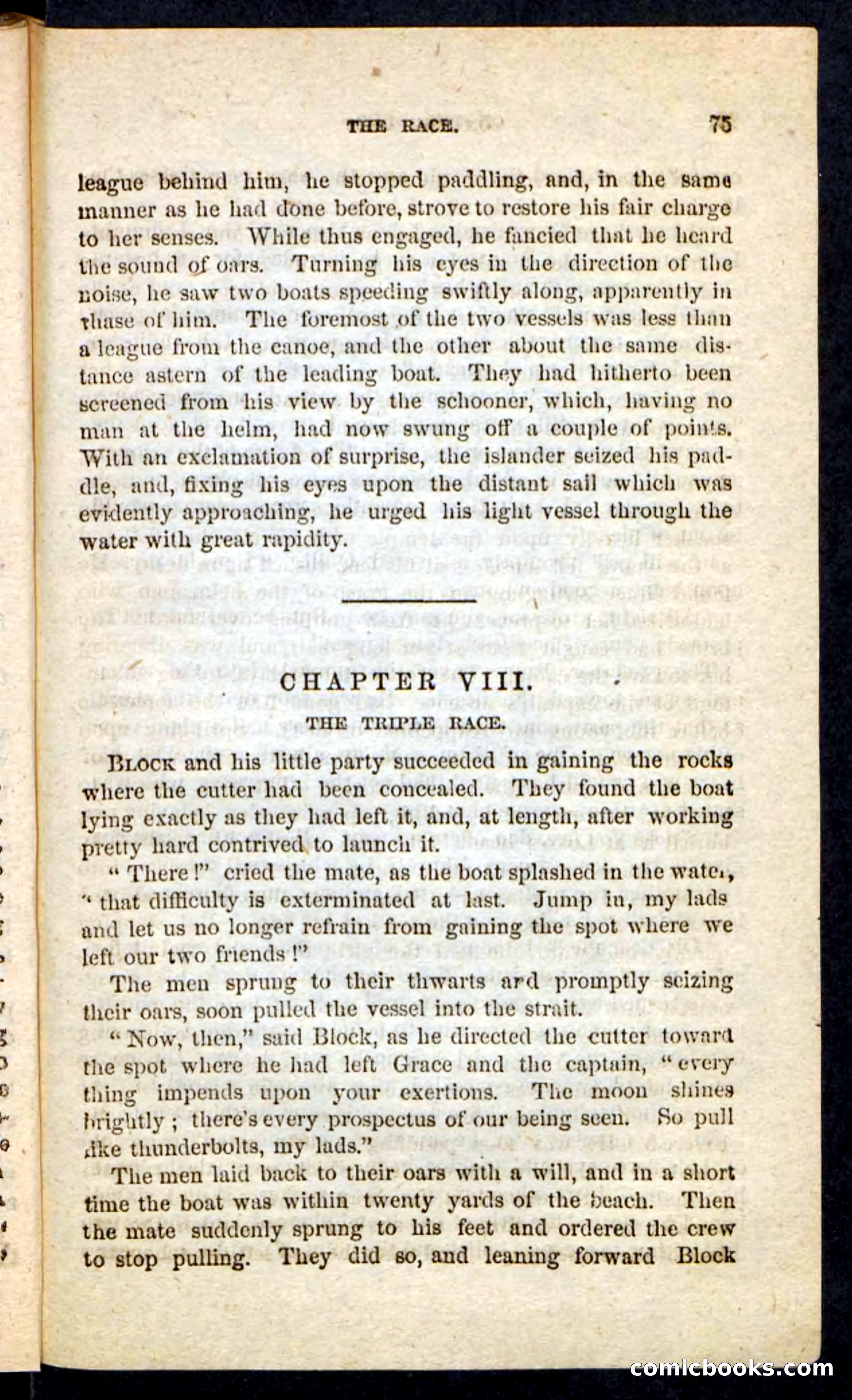 Beadle's Pocket Novels No. 226: On the Deep — page 71 of 100