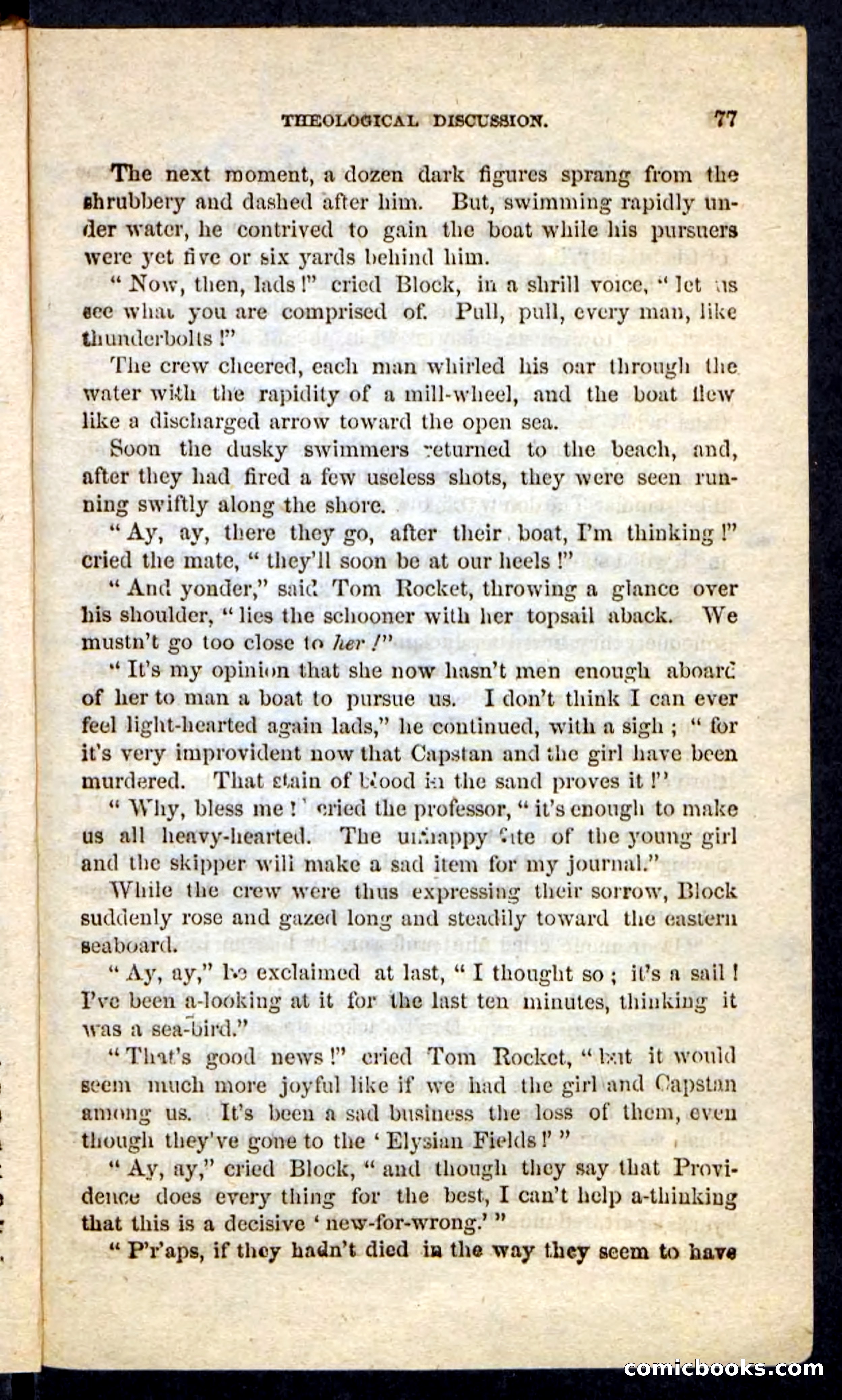 Beadle's Pocket Novels No. 226: On the Deep — page 73 of 100