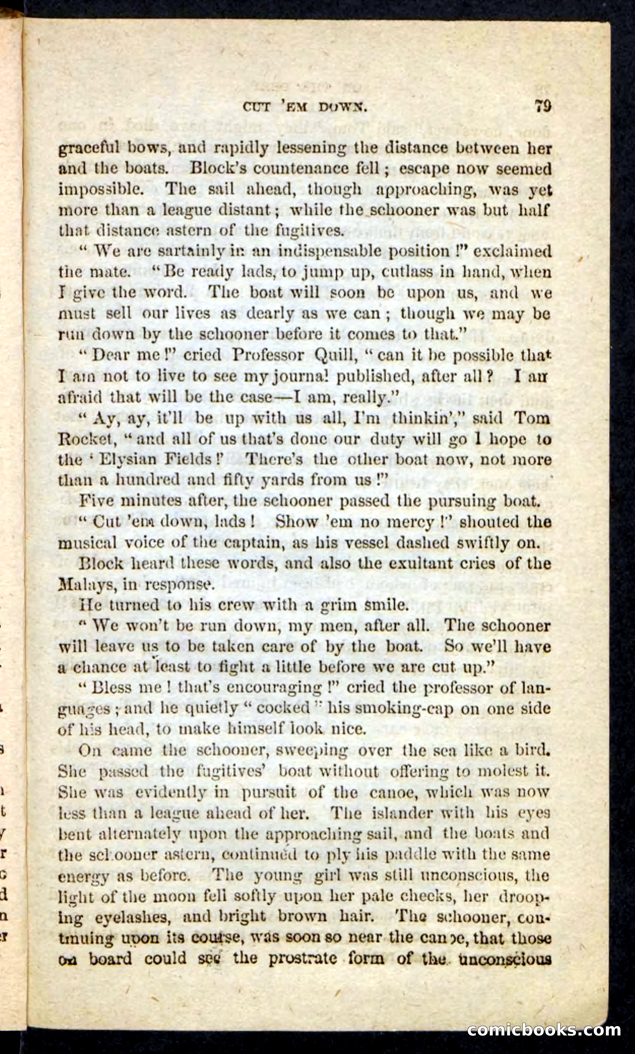 Beadle's Pocket Novels No. 226: On the Deep — page 75 of 100