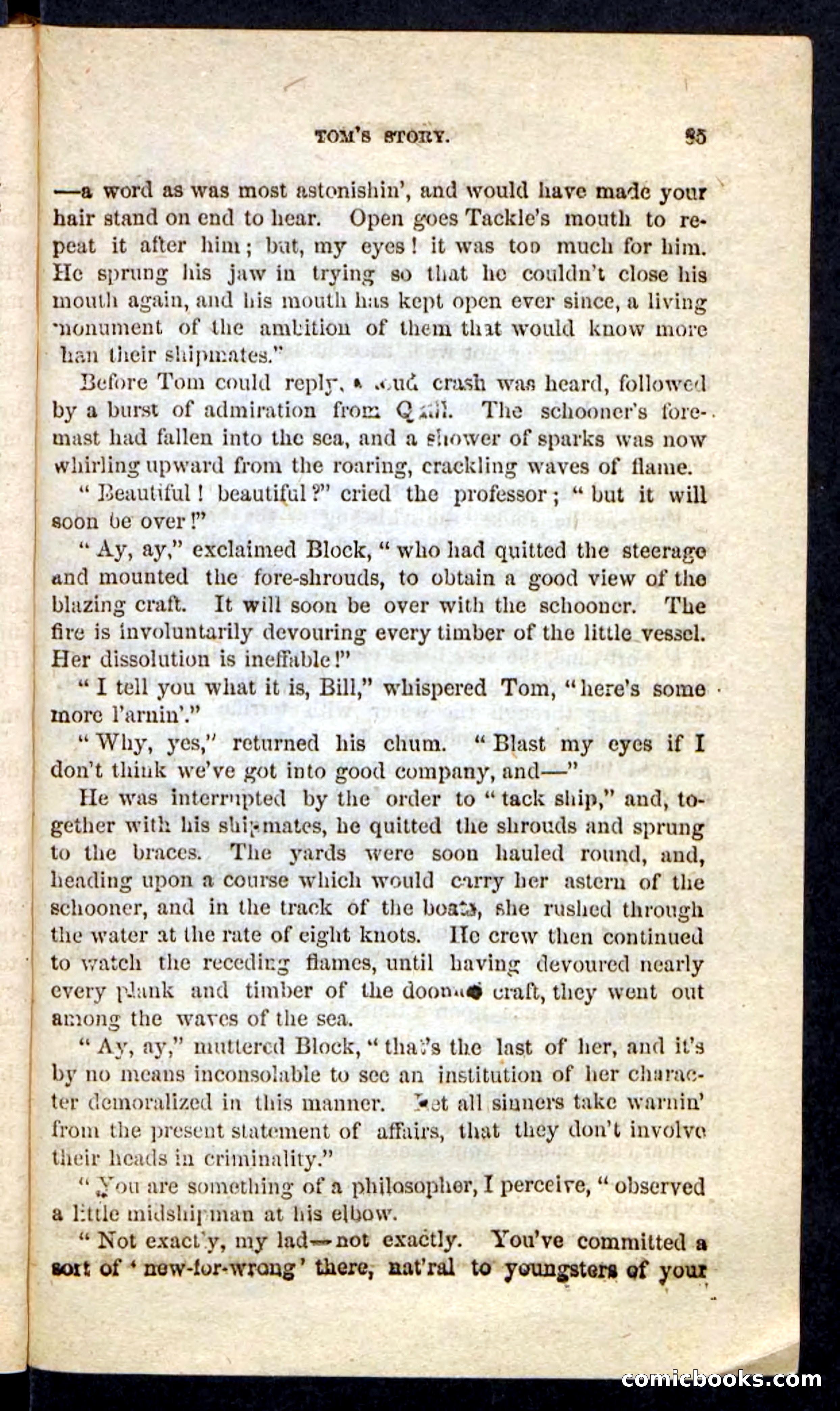 Beadle's Pocket Novels No. 226: On the Deep — page 81 of 100