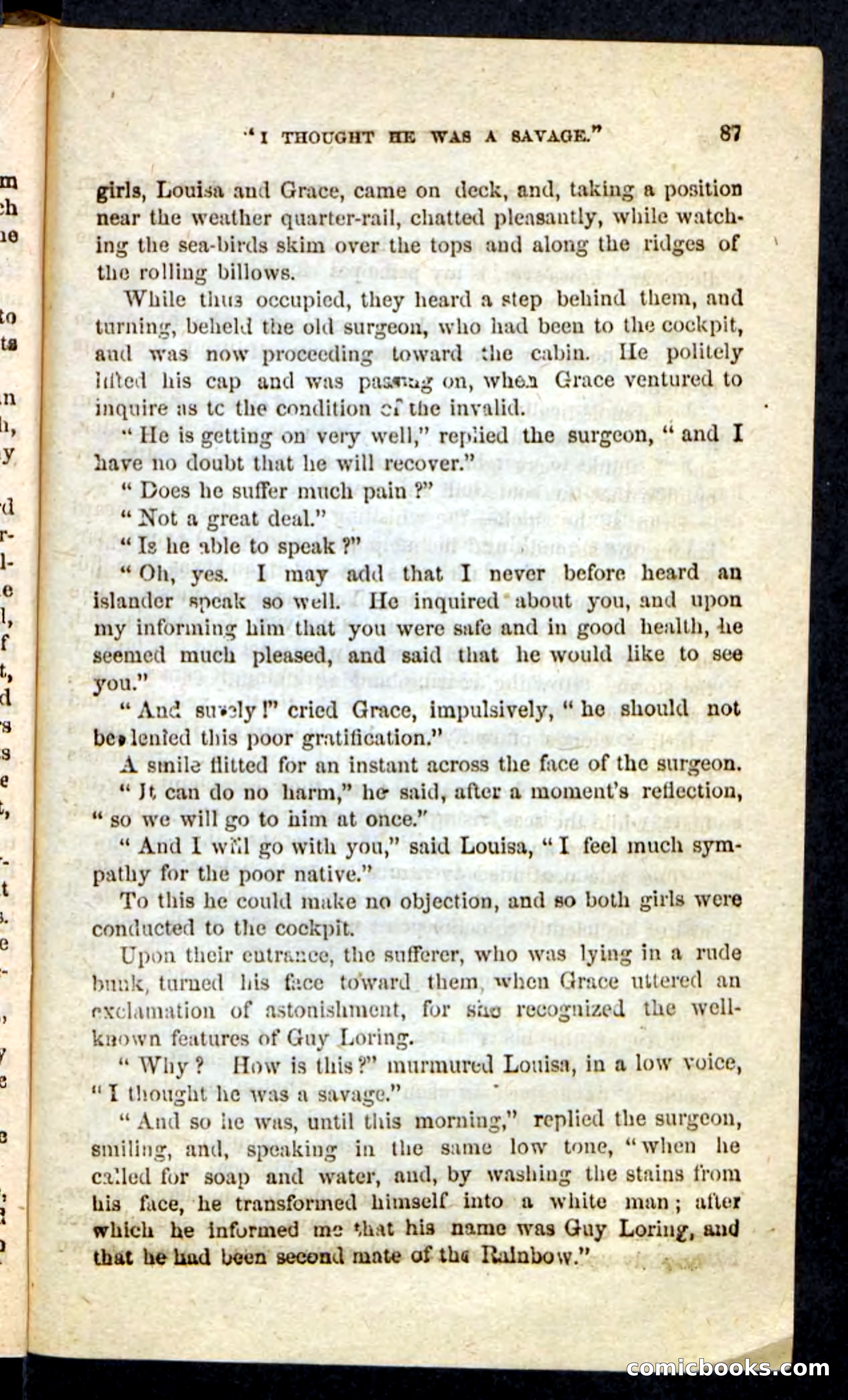Beadle's Pocket Novels No. 226: On the Deep — page 83 of 100