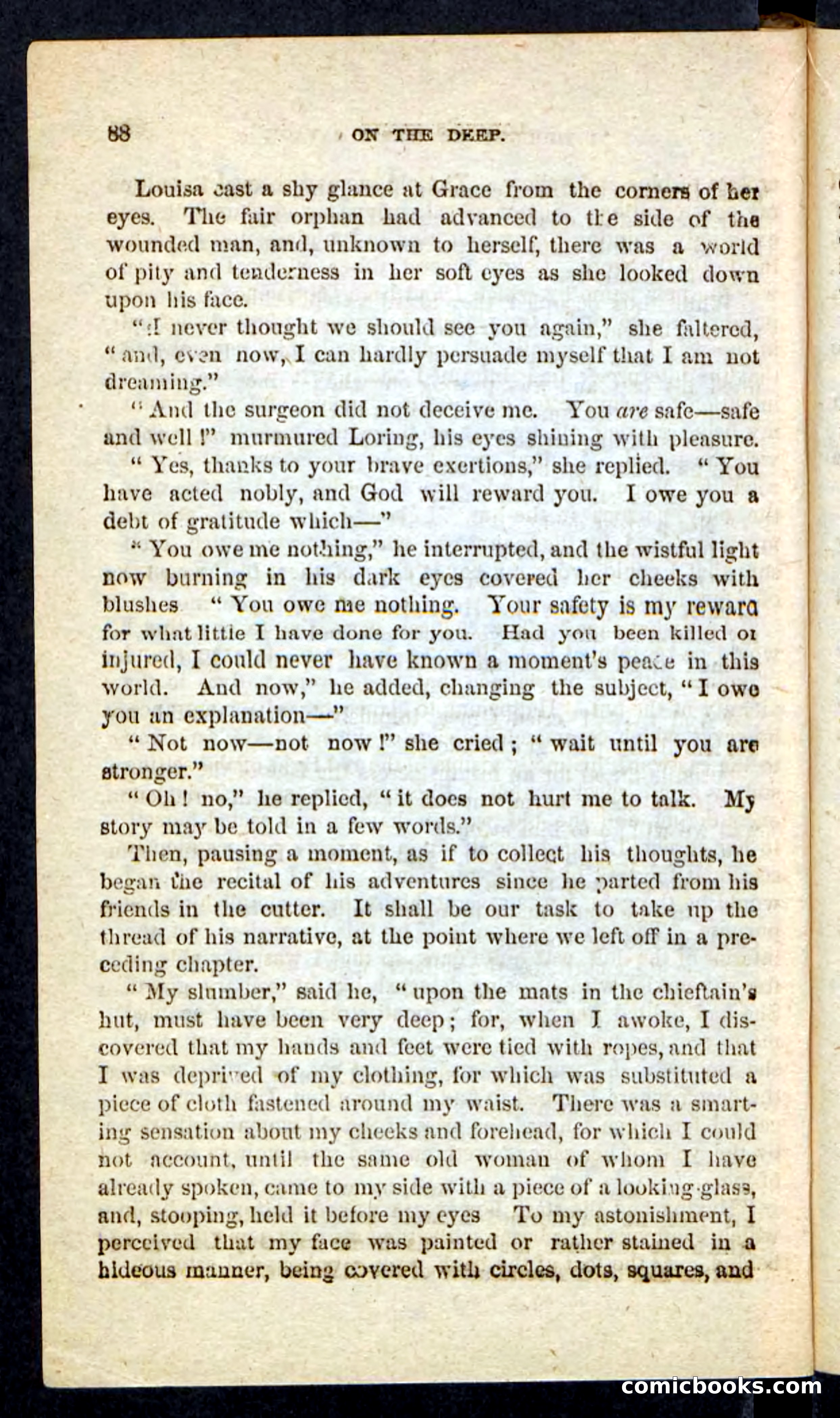 Beadle's Pocket Novels No. 226: On the Deep — page 84 of 100