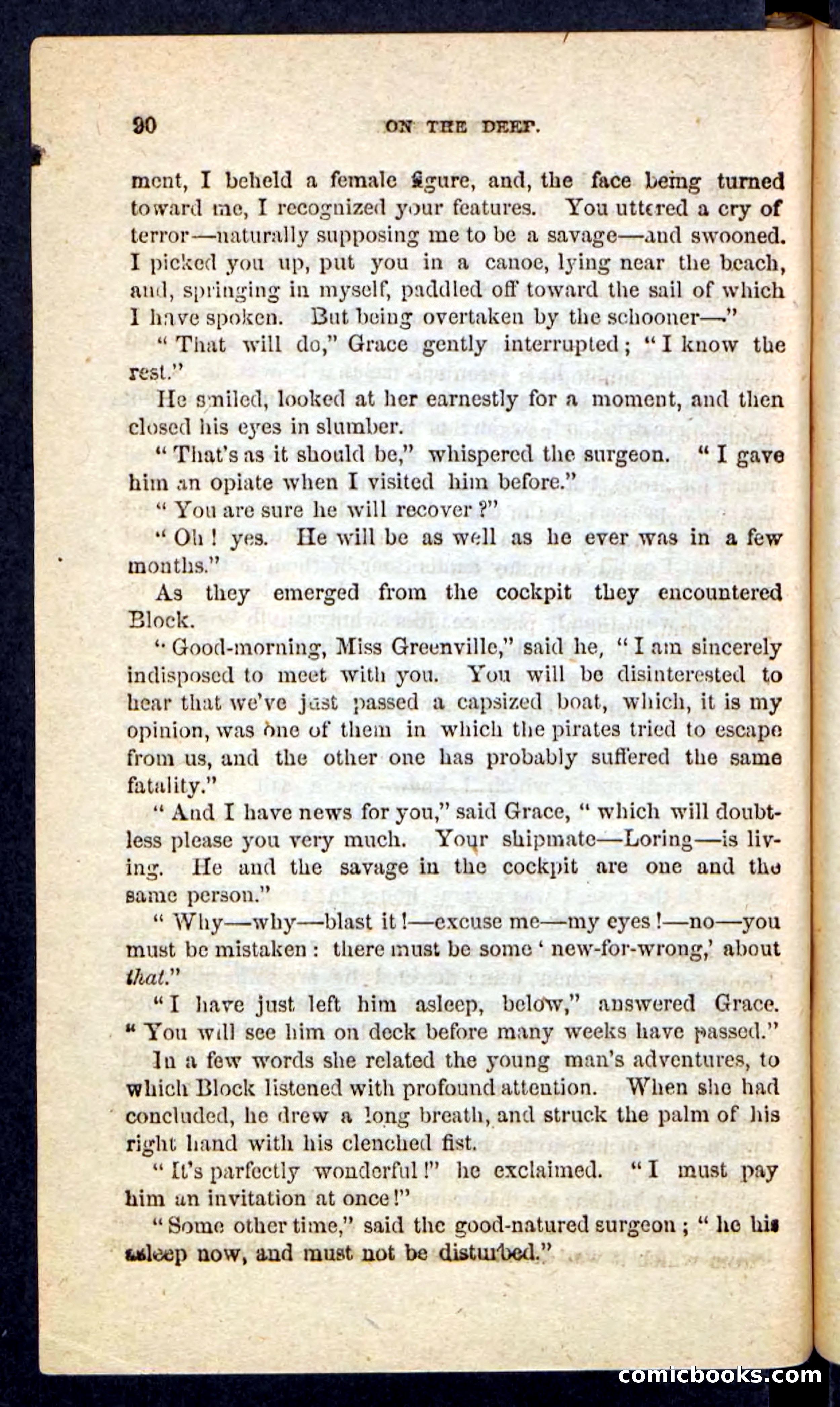 Beadle's Pocket Novels No. 226: On the Deep — page 86 of 100