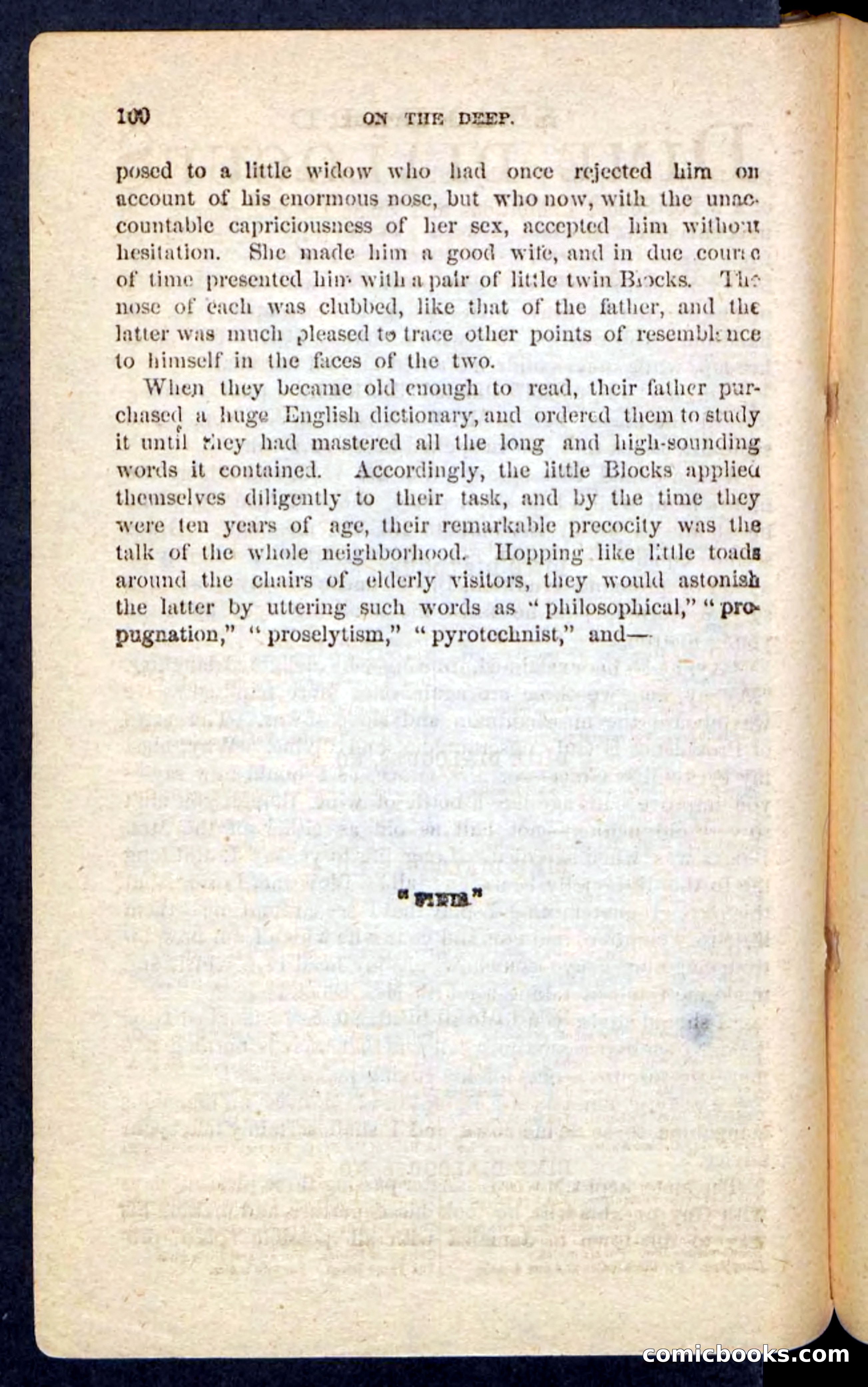 Beadle's Pocket Novels No. 226: On the Deep — page 96 of 100