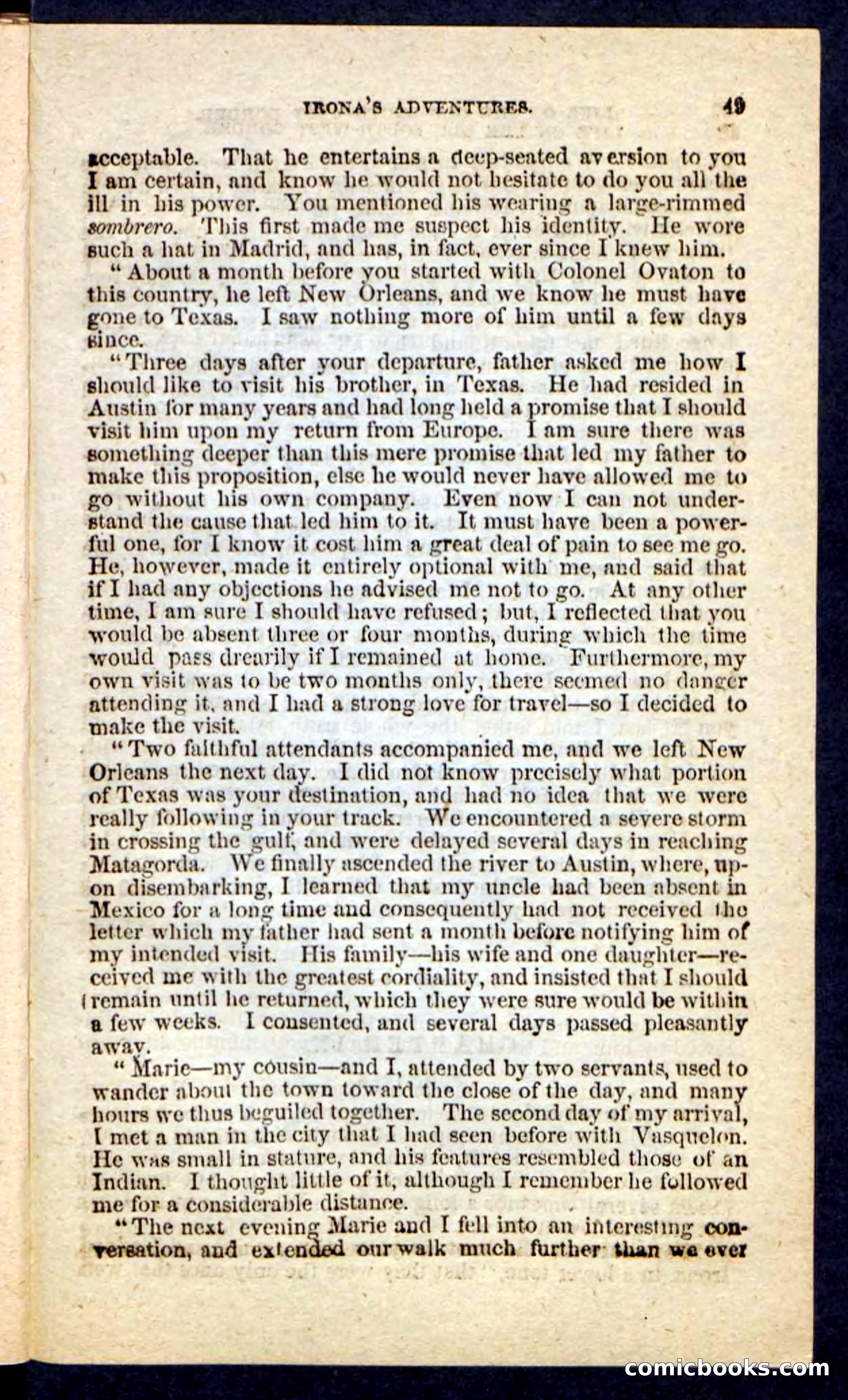 Beadle's Pocket Novels No. 227: Irona — page 45 of 100
