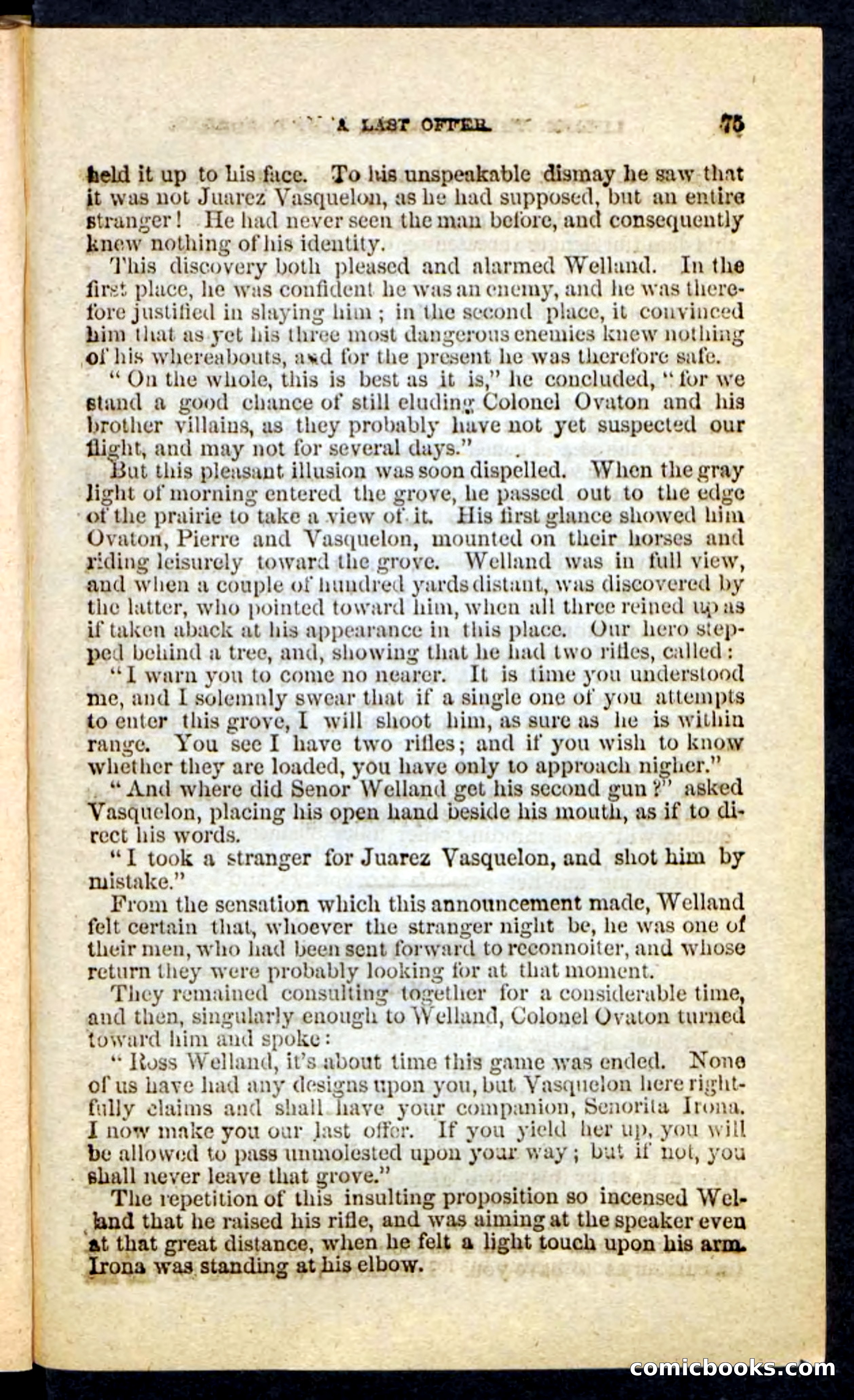 Beadle's Pocket Novels No. 227: Irona — page 71 of 100