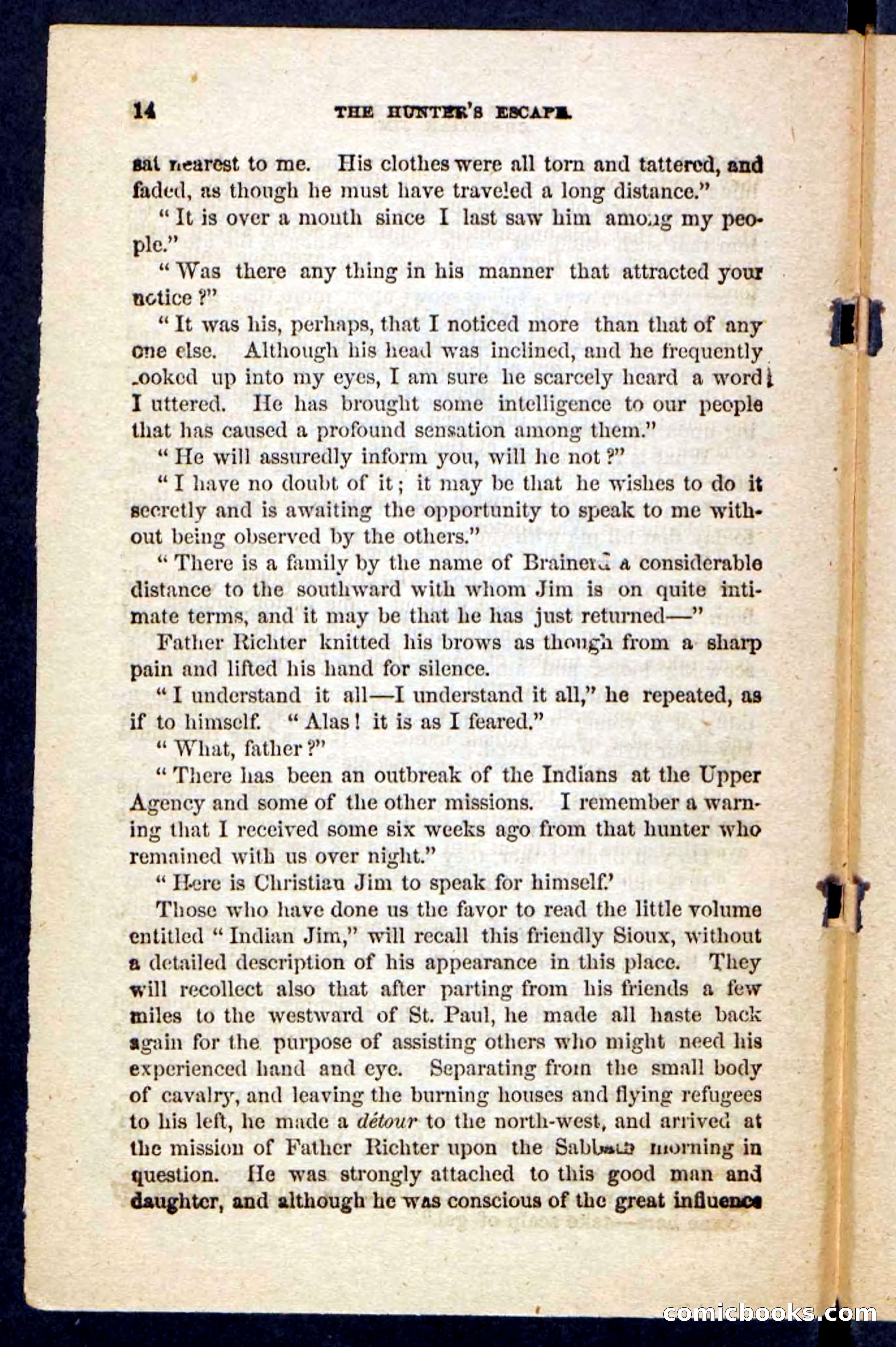 Beadle's Pocket Novels No. 229: The Hunter's Escape — page 10 of 100