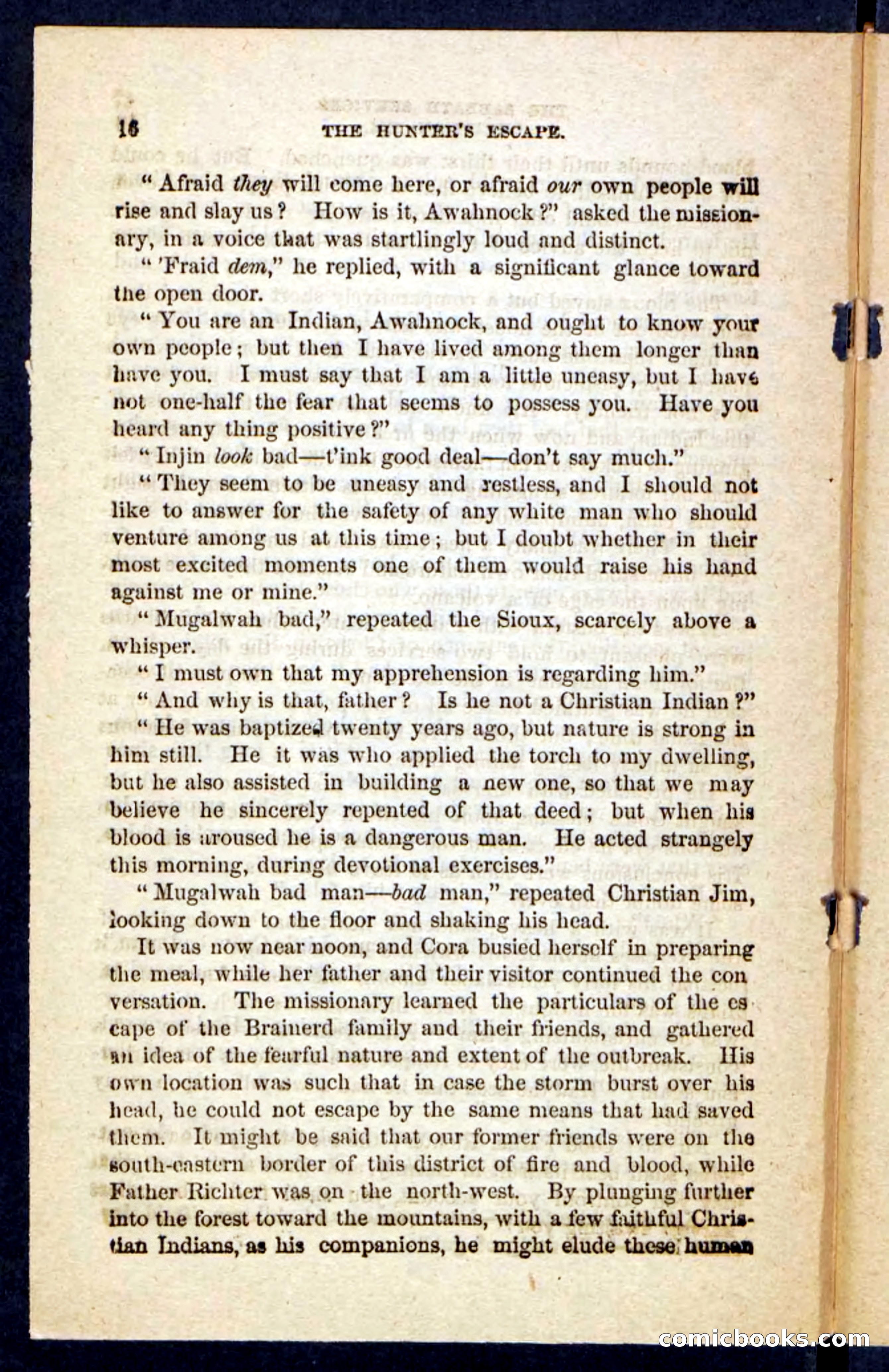 Beadle's Pocket Novels No. 229: The Hunter's Escape — page 12 of 100