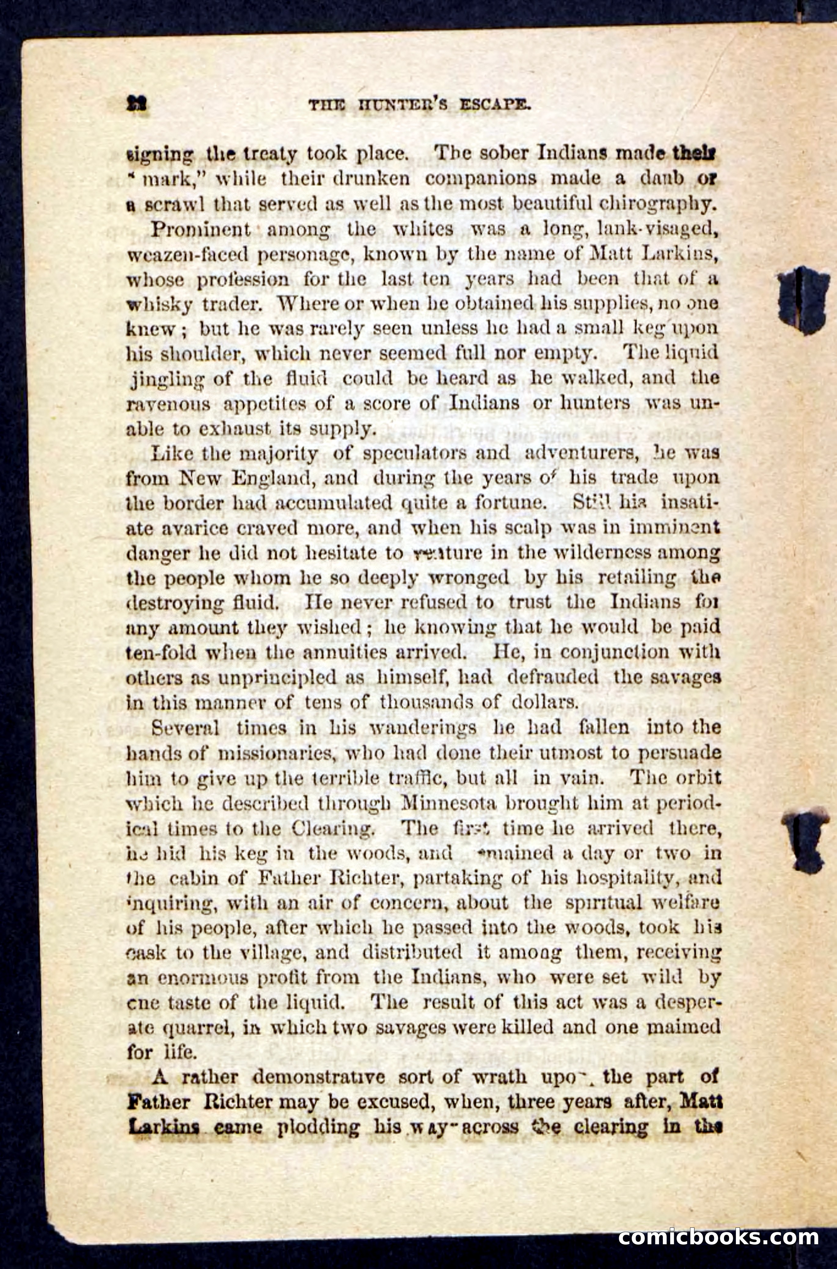 Beadle's Pocket Novels No. 229: The Hunter's Escape — page 18 of 100