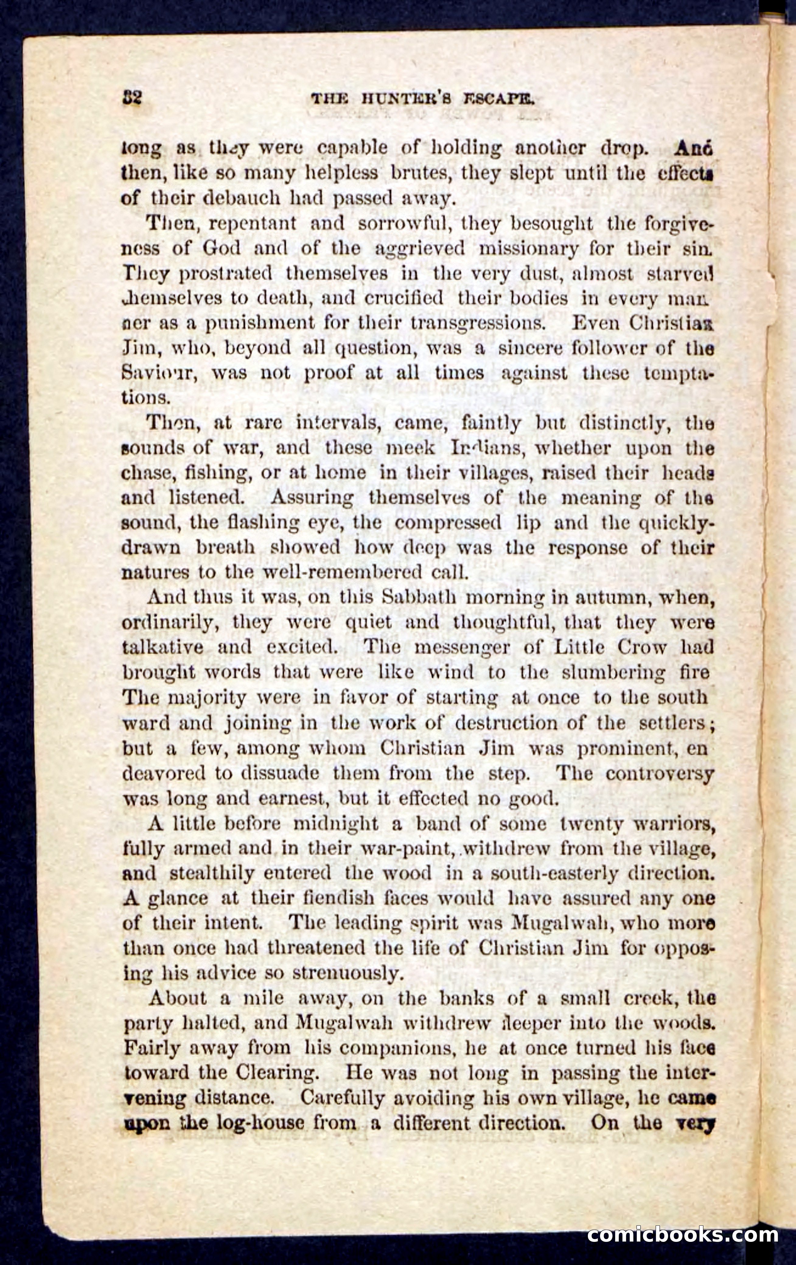 Beadle's Pocket Novels No. 229: The Hunter's Escape — page 28 of 100