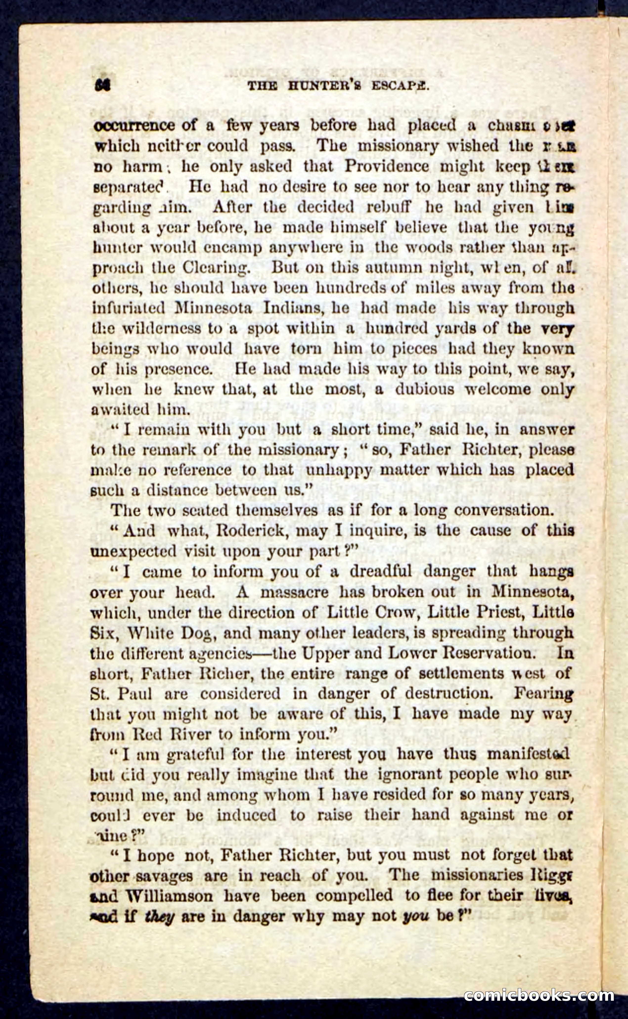 Beadle's Pocket Novels No. 229: The Hunter's Escape — page 32 of 100