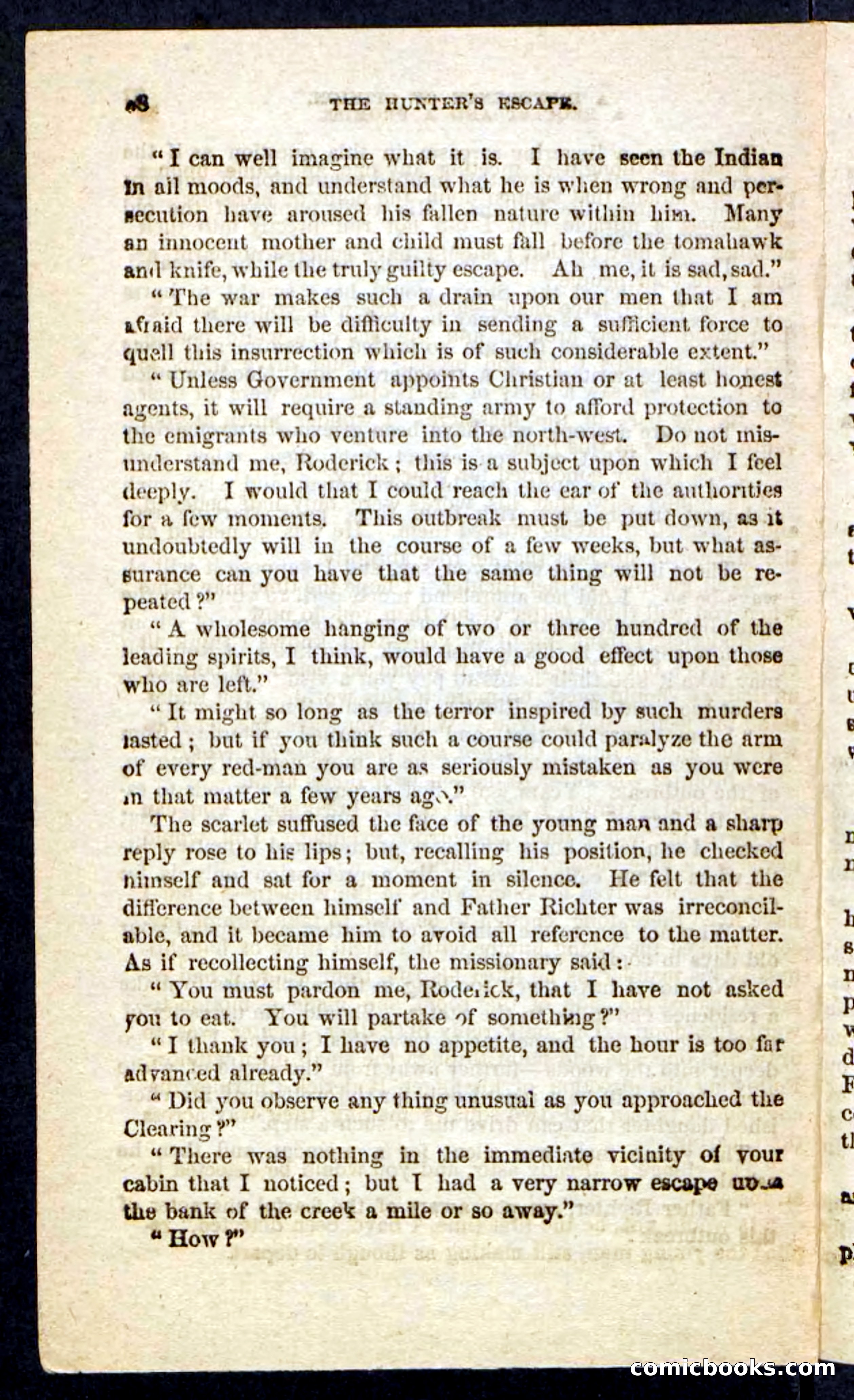 Beadle's Pocket Novels No. 229: The Hunter's Escape — page 34 of 100