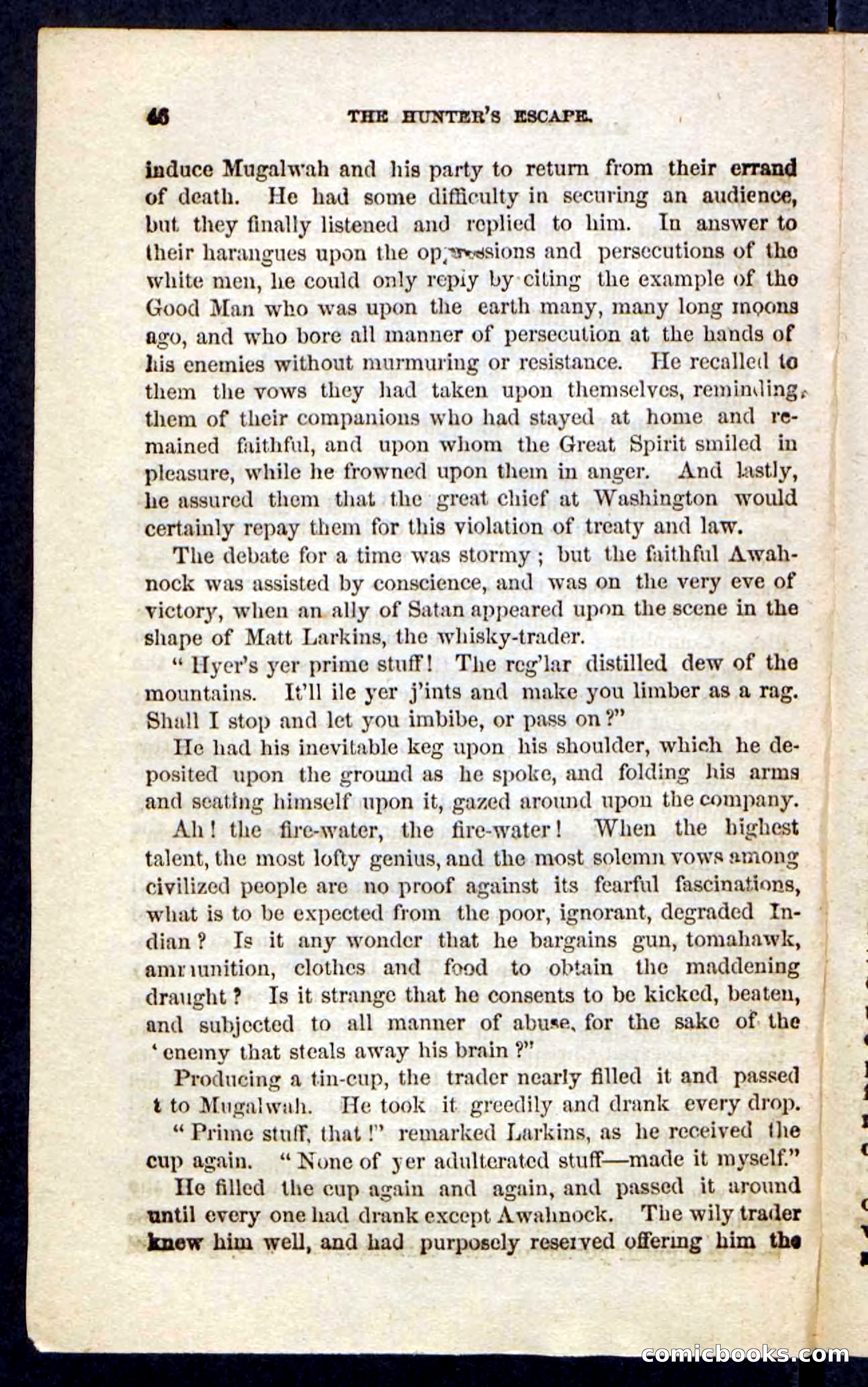 Beadle's Pocket Novels No. 229: The Hunter's Escape — page 42 of 100