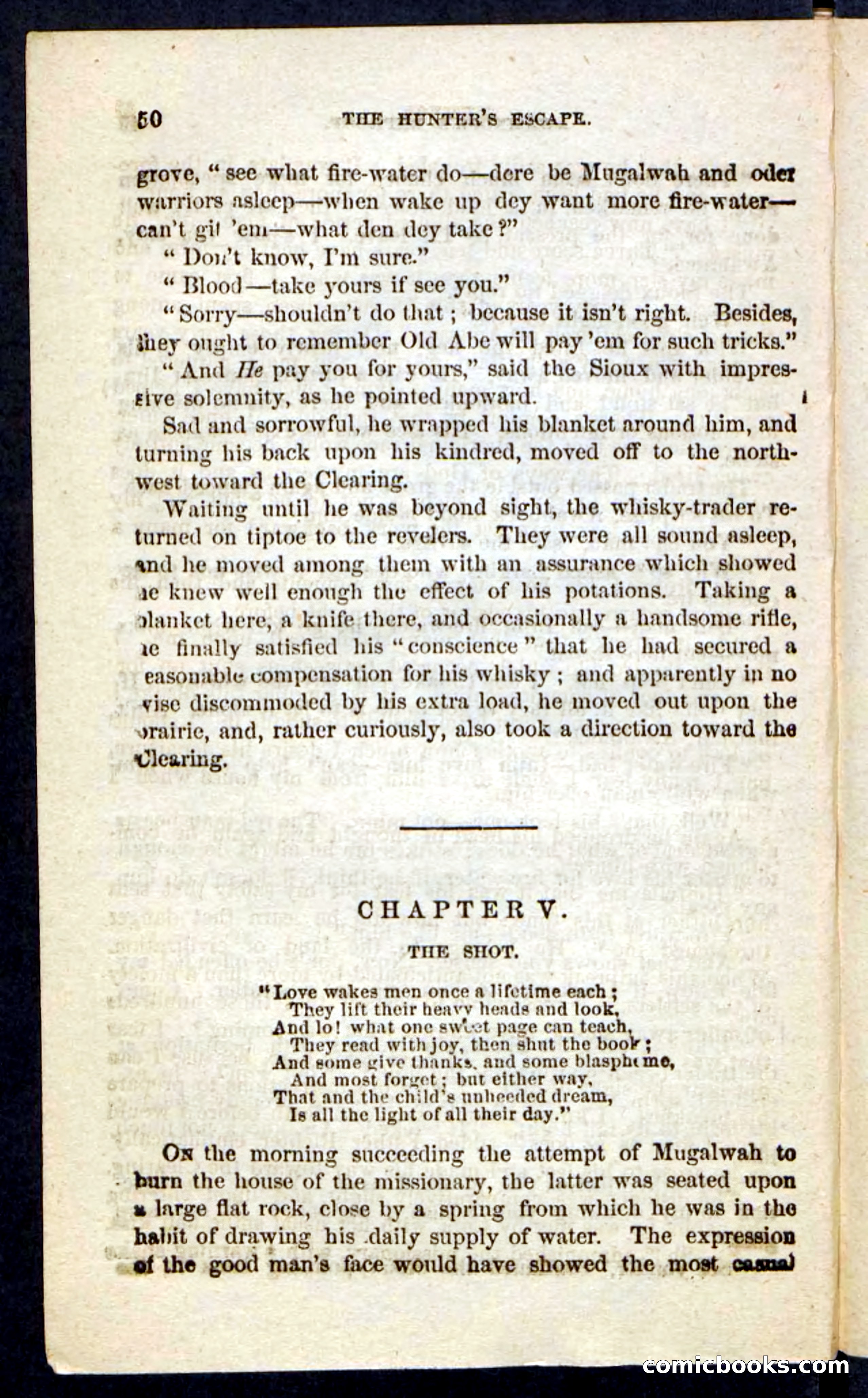 Beadle's Pocket Novels No. 229: The Hunter's Escape — page 46 of 100
