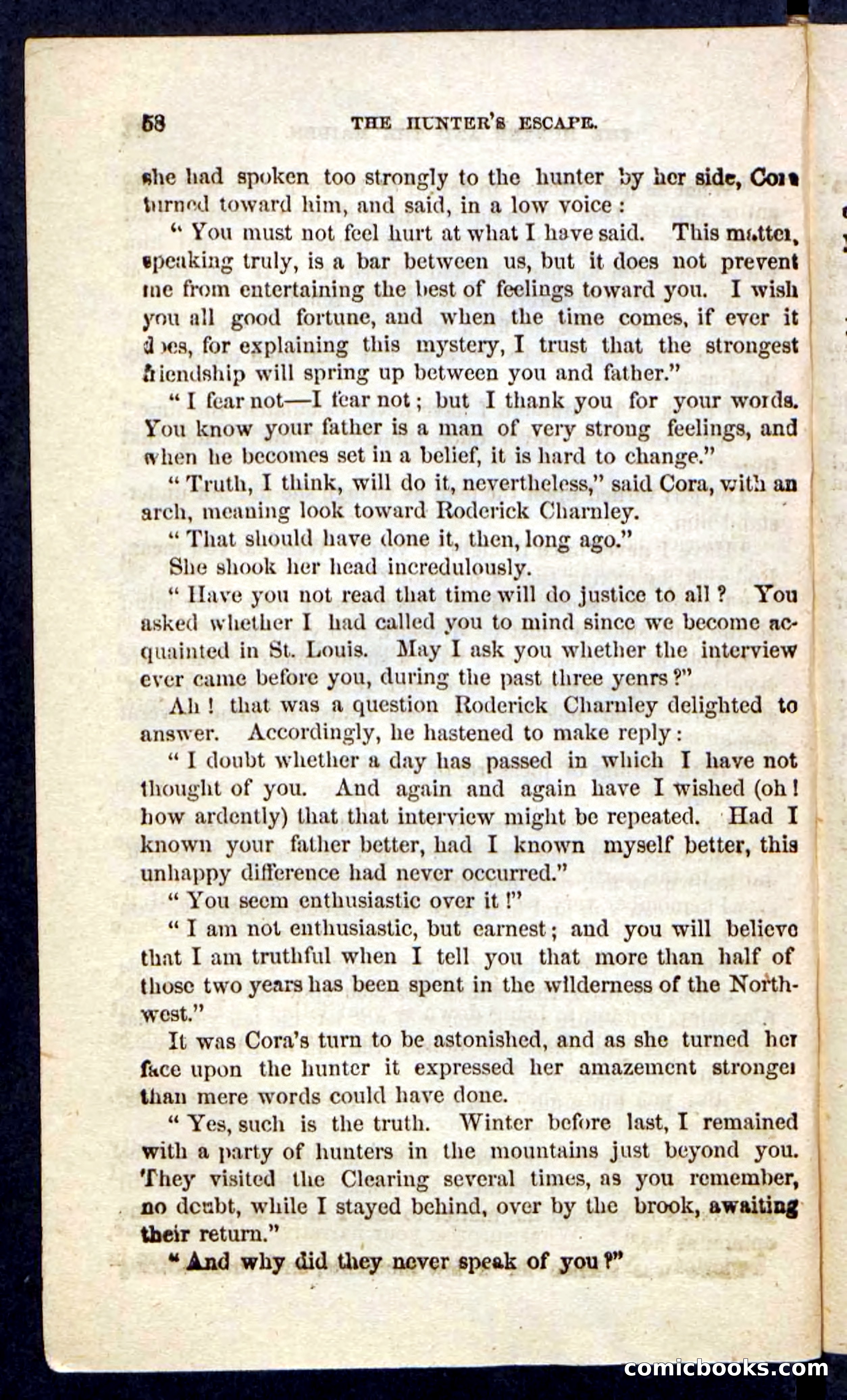 Beadle's Pocket Novels No. 229: The Hunter's Escape — page 54 of 100