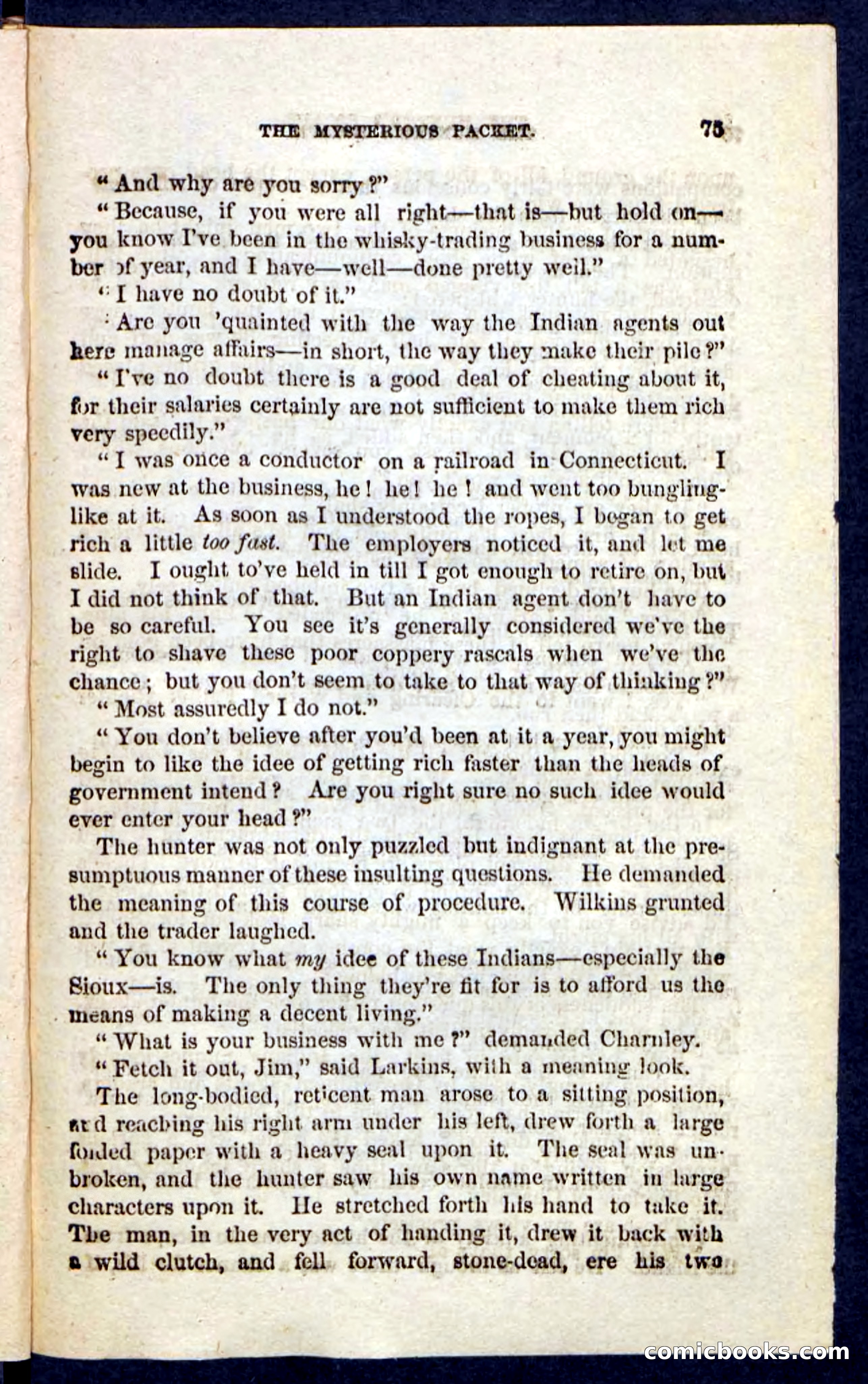 Beadle's Pocket Novels No. 229: The Hunter's Escape — page 71 of 100