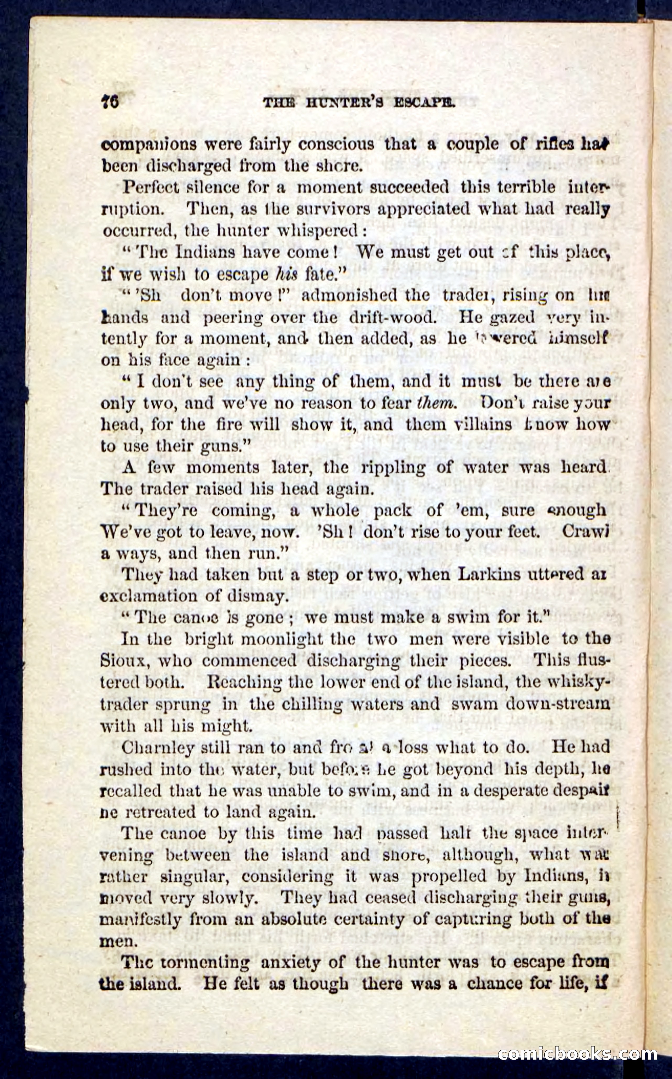 Beadle's Pocket Novels No. 229: The Hunter's Escape — page 72 of 100