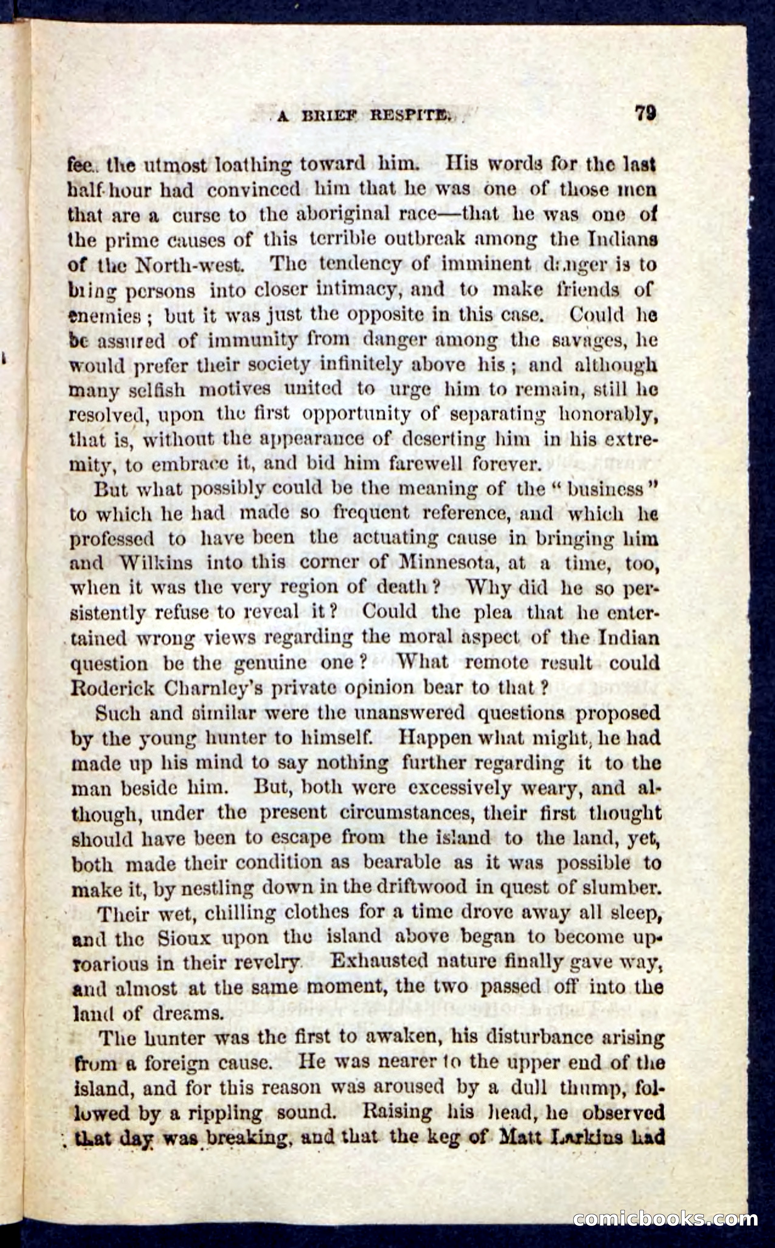 Beadle's Pocket Novels No. 229: The Hunter's Escape — page 75 of 100