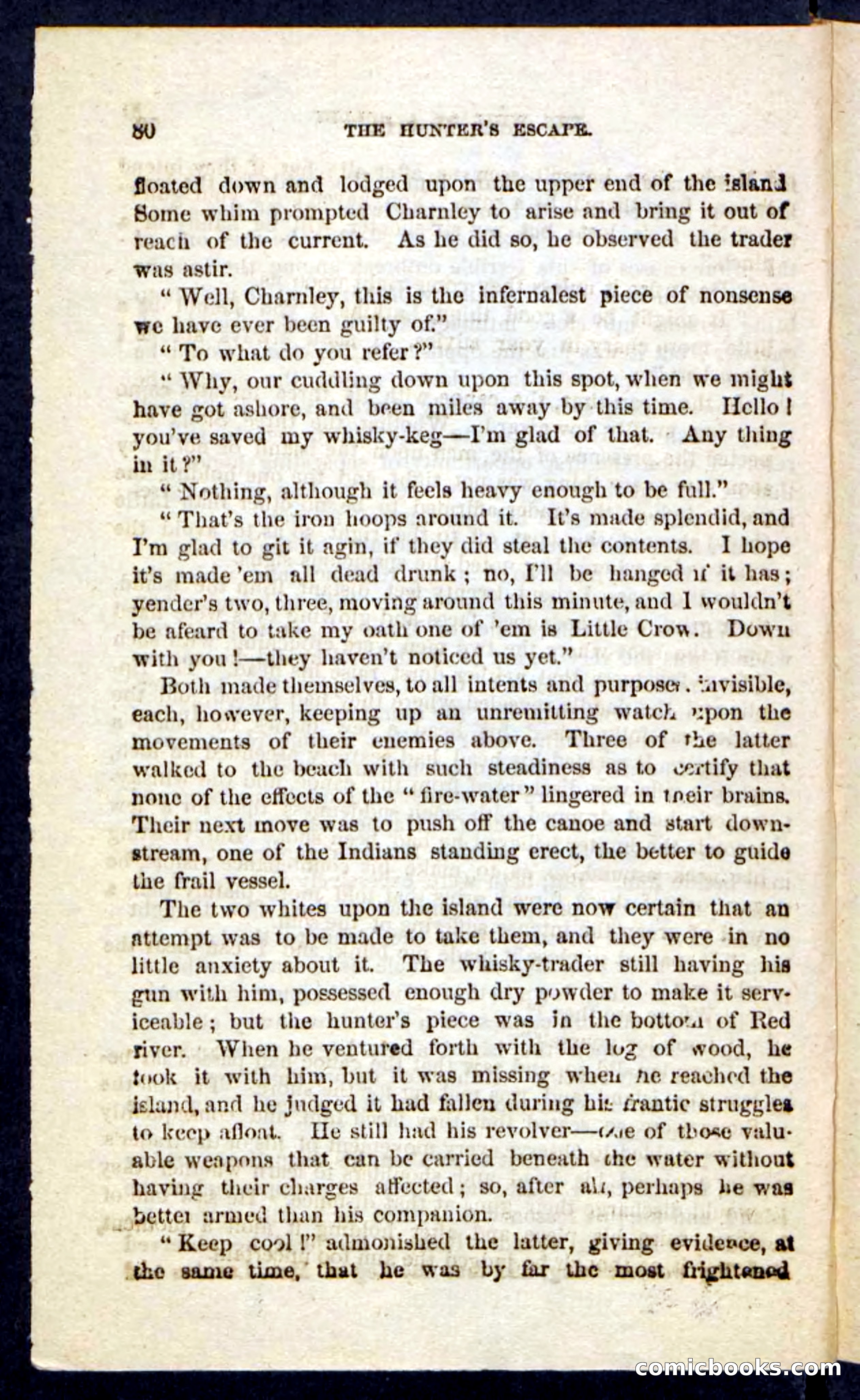 Beadle's Pocket Novels No. 229: The Hunter's Escape — page 76 of 100