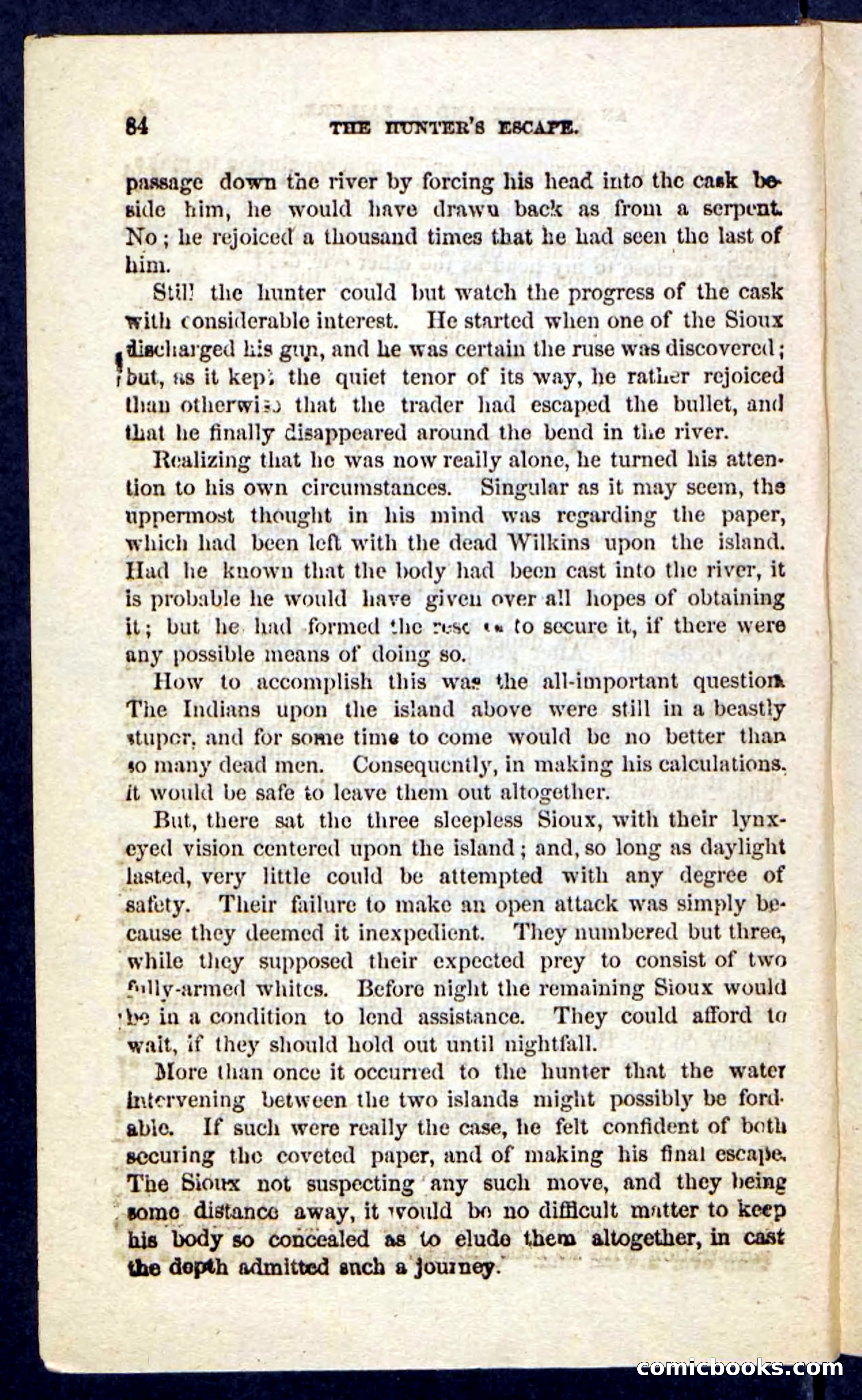Beadle's Pocket Novels No. 229: The Hunter's Escape — page 80 of 100