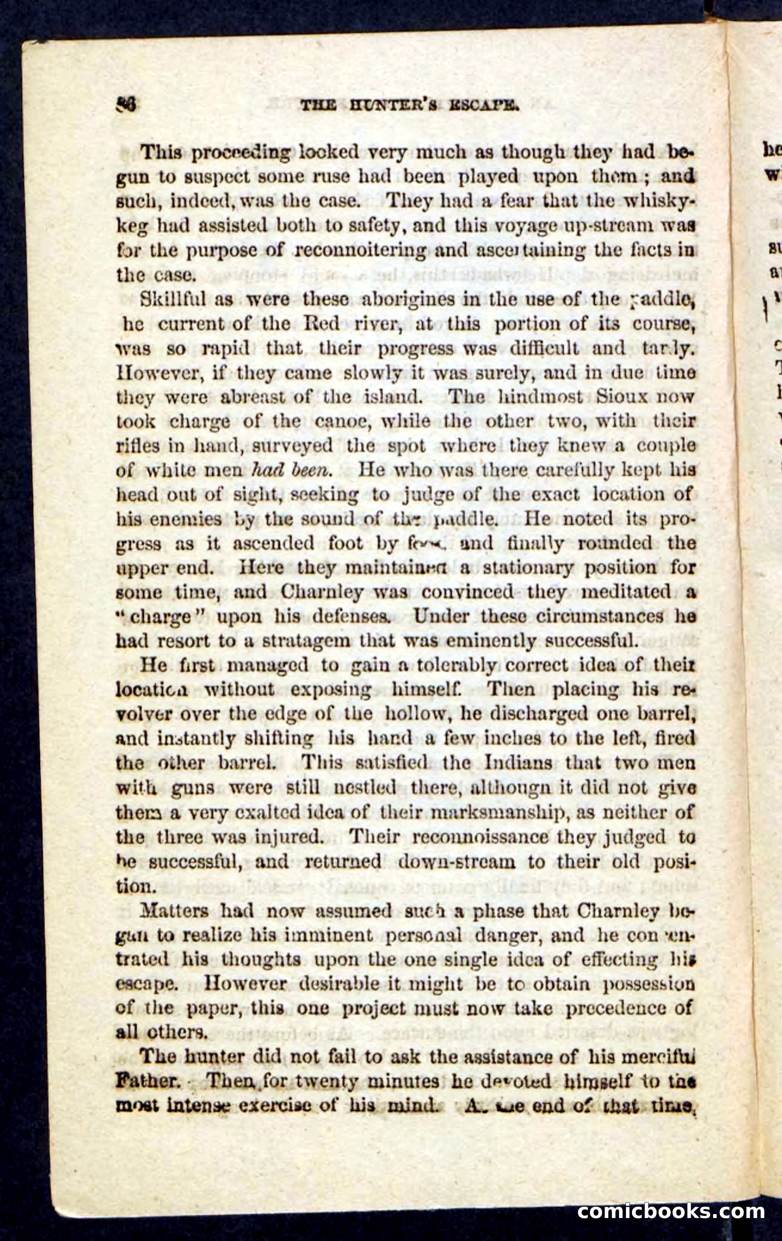 Beadle's Pocket Novels No. 229: The Hunter's Escape — page 82 of 100
