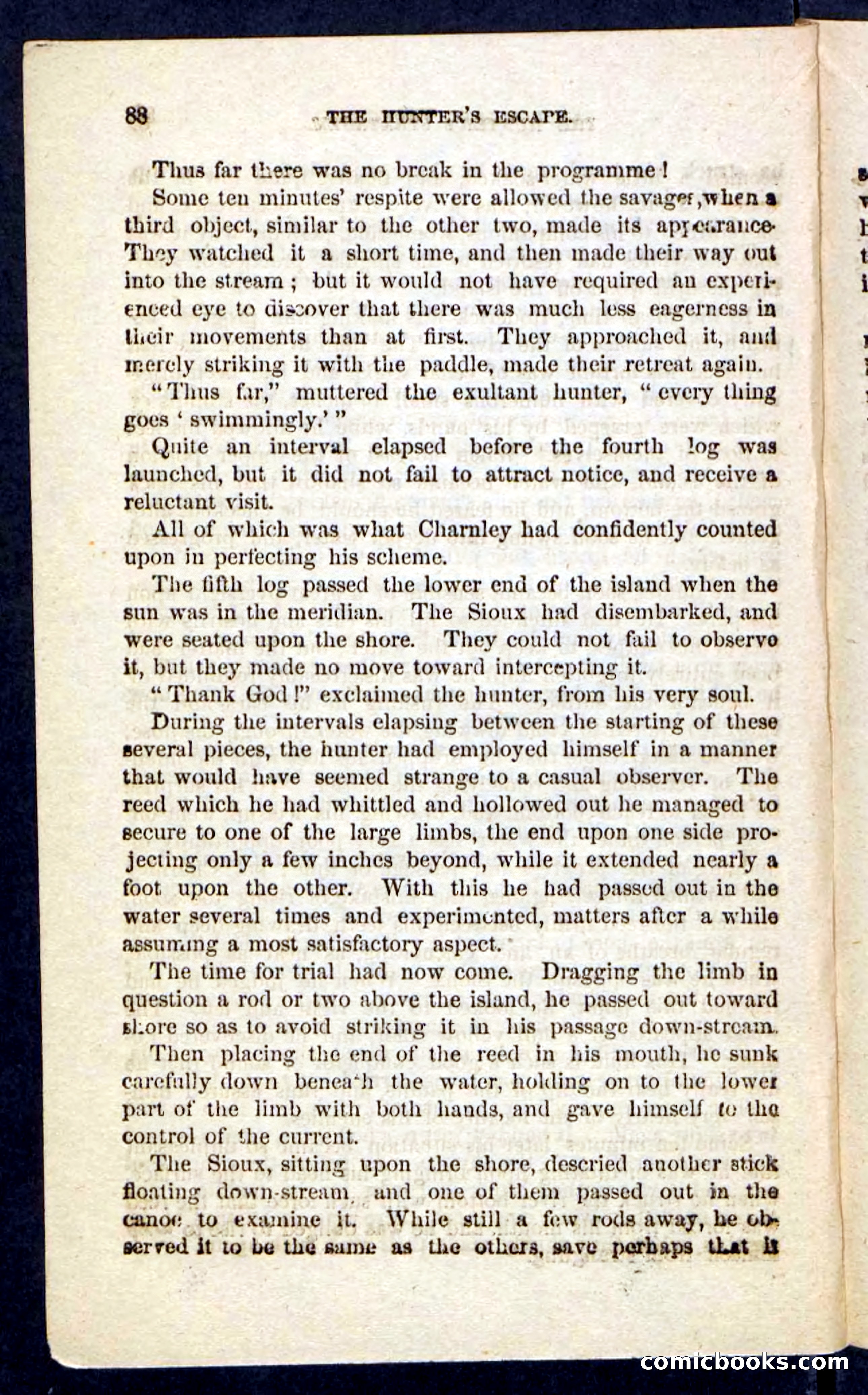 Beadle's Pocket Novels No. 229: The Hunter's Escape — page 84 of 100