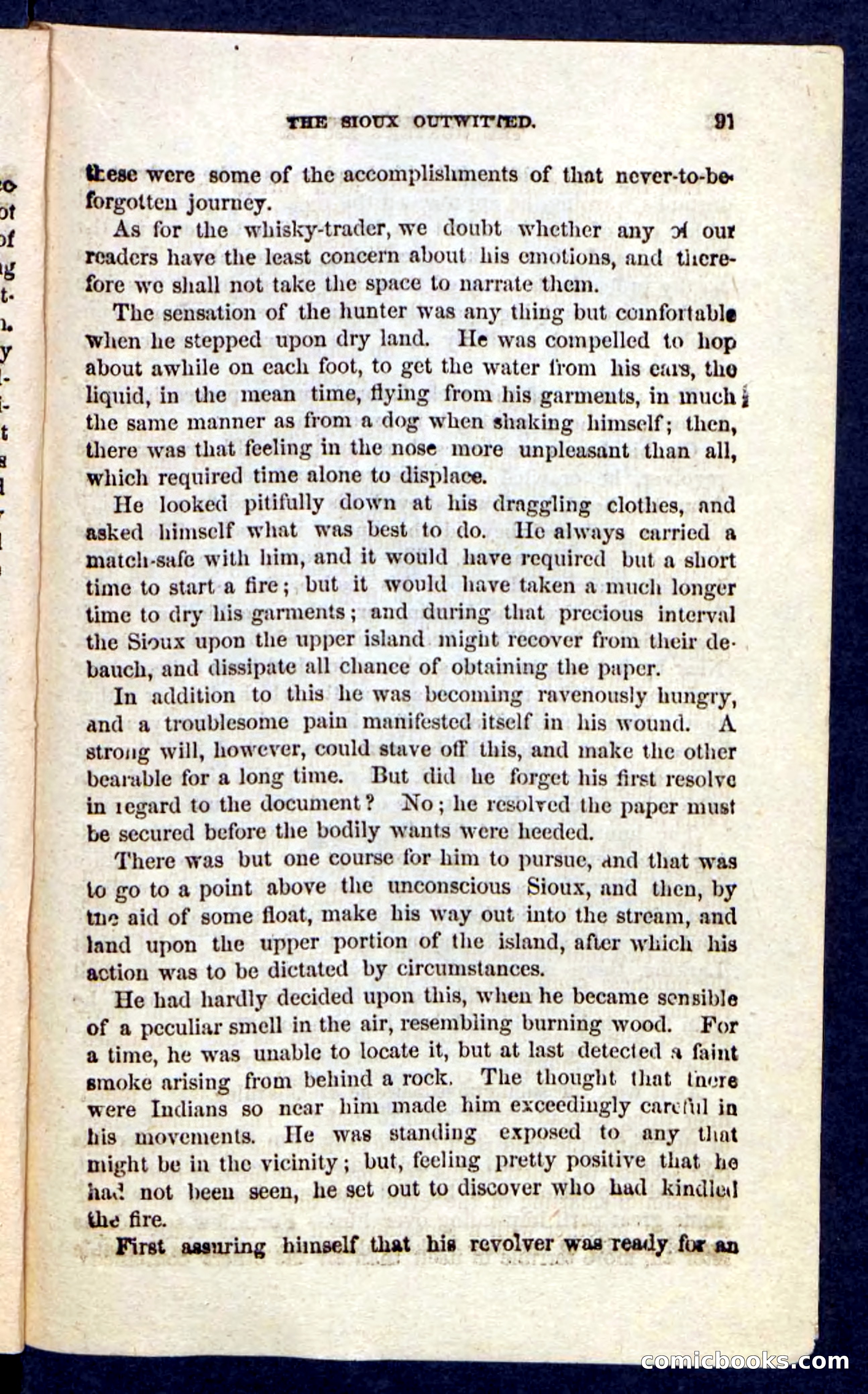Beadle's Pocket Novels No. 229: The Hunter's Escape — page 87 of 100