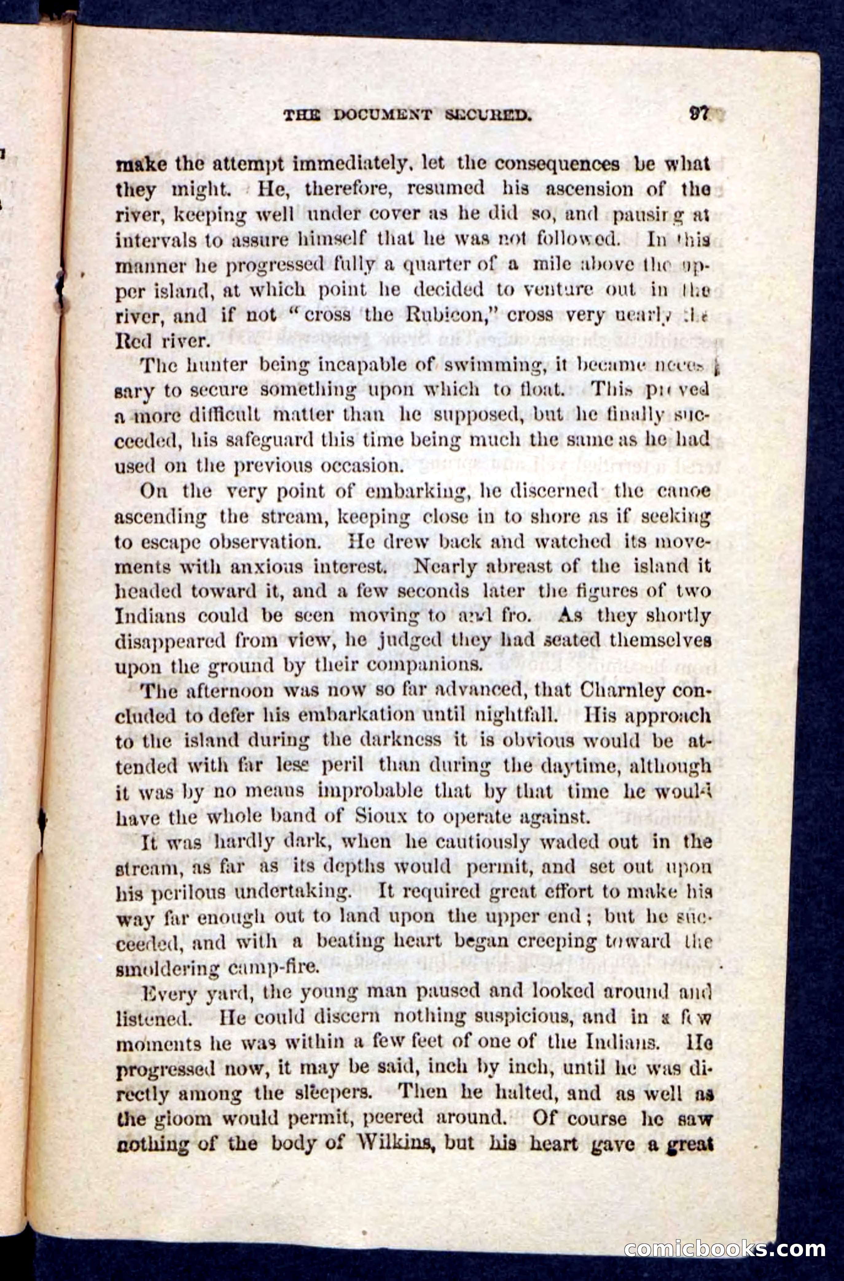 Beadle's Pocket Novels No. 229: The Hunter's Escape — page 93 of 100