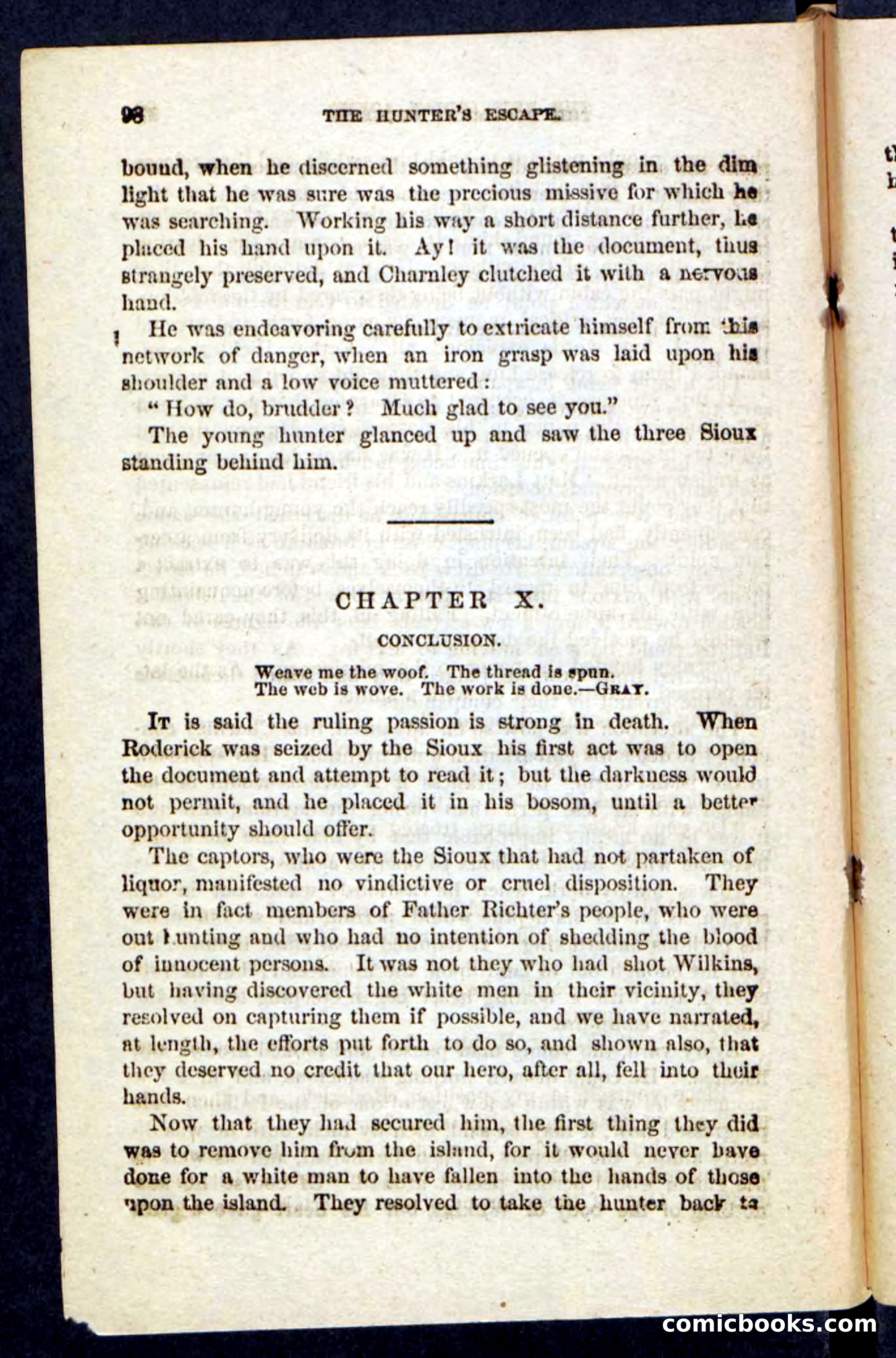 Beadle's Pocket Novels No. 229: The Hunter's Escape — page 94 of 100